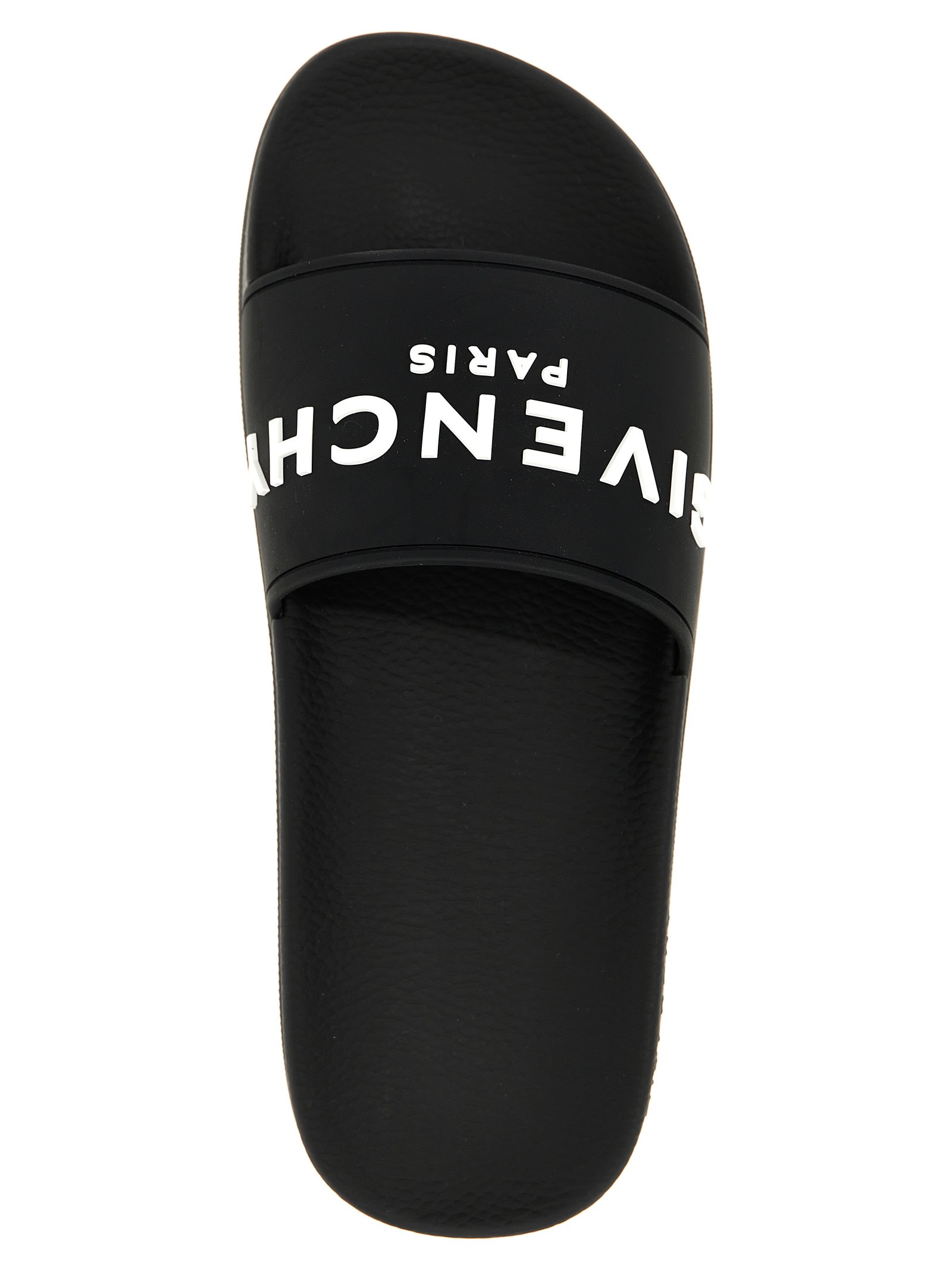 Shop Givenchy Plage Capsule Slides In Black