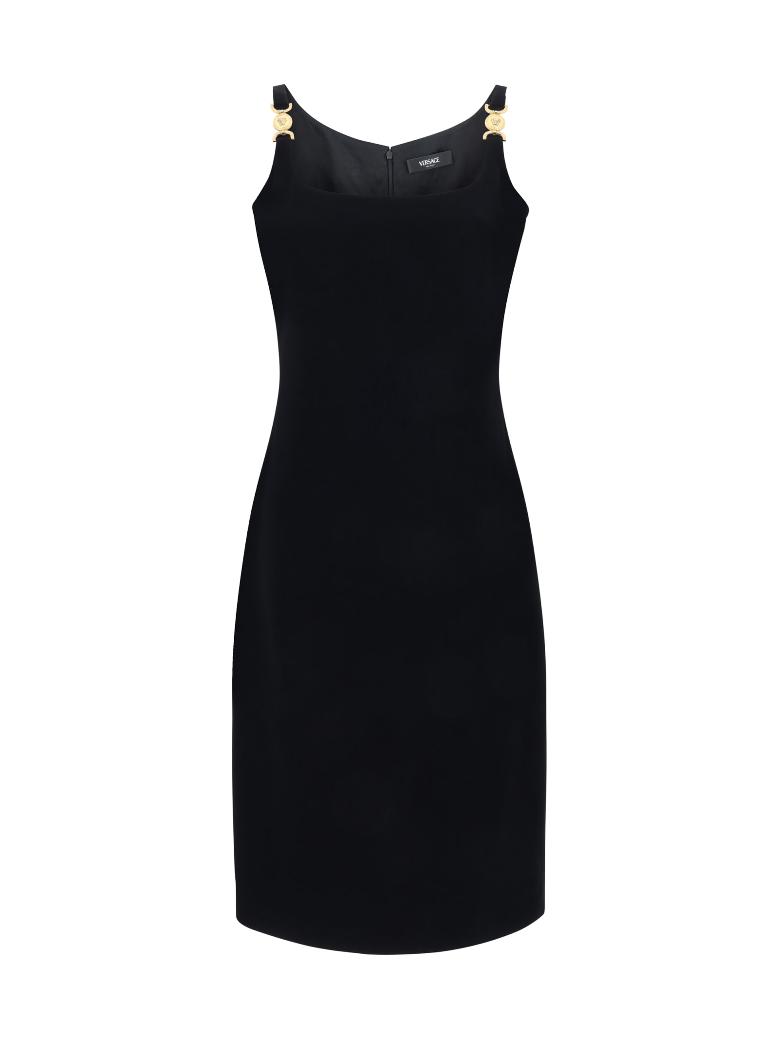 Shop Versace Dress In Black