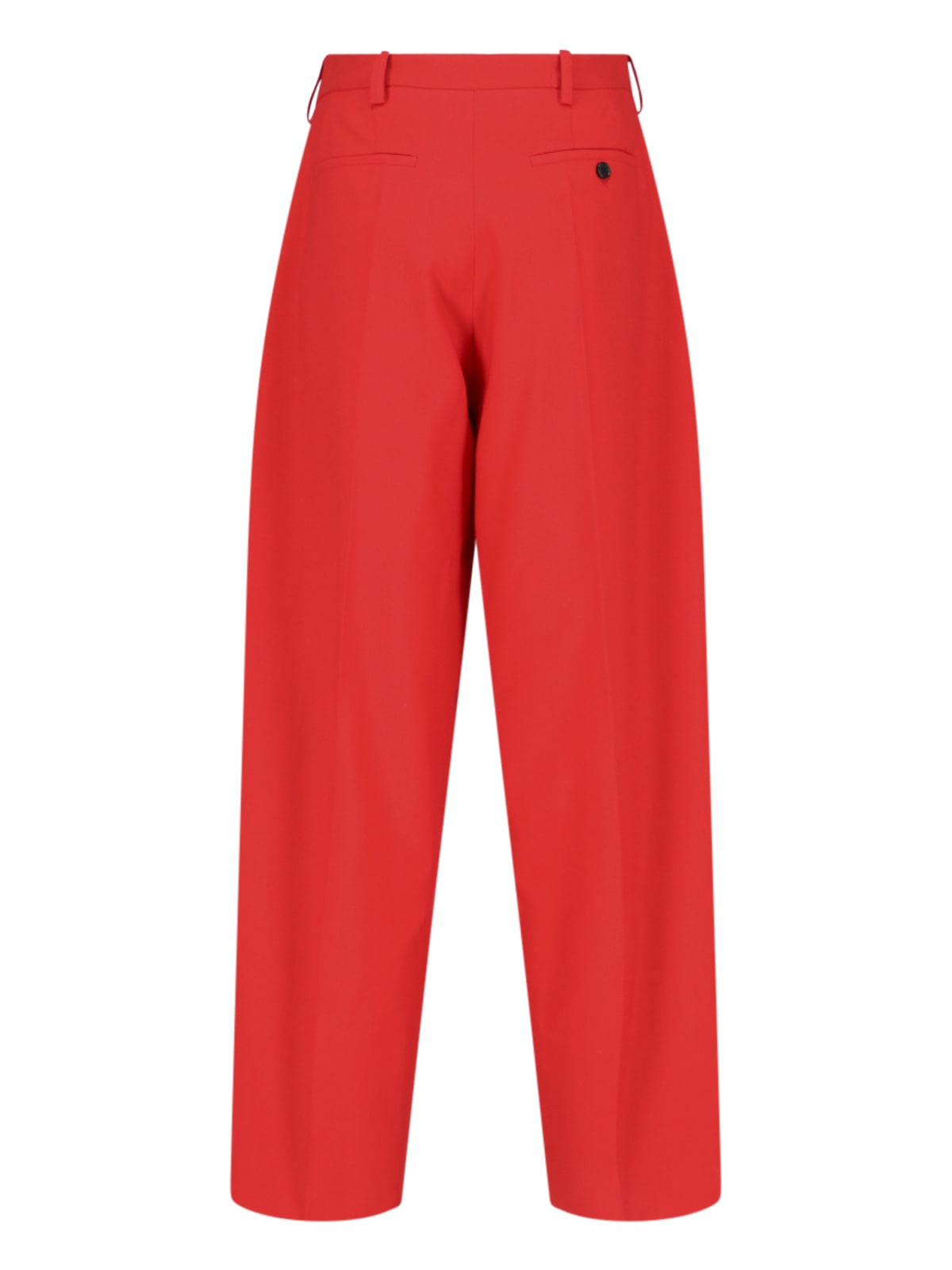 Shop Marni Tailored Pants In Red