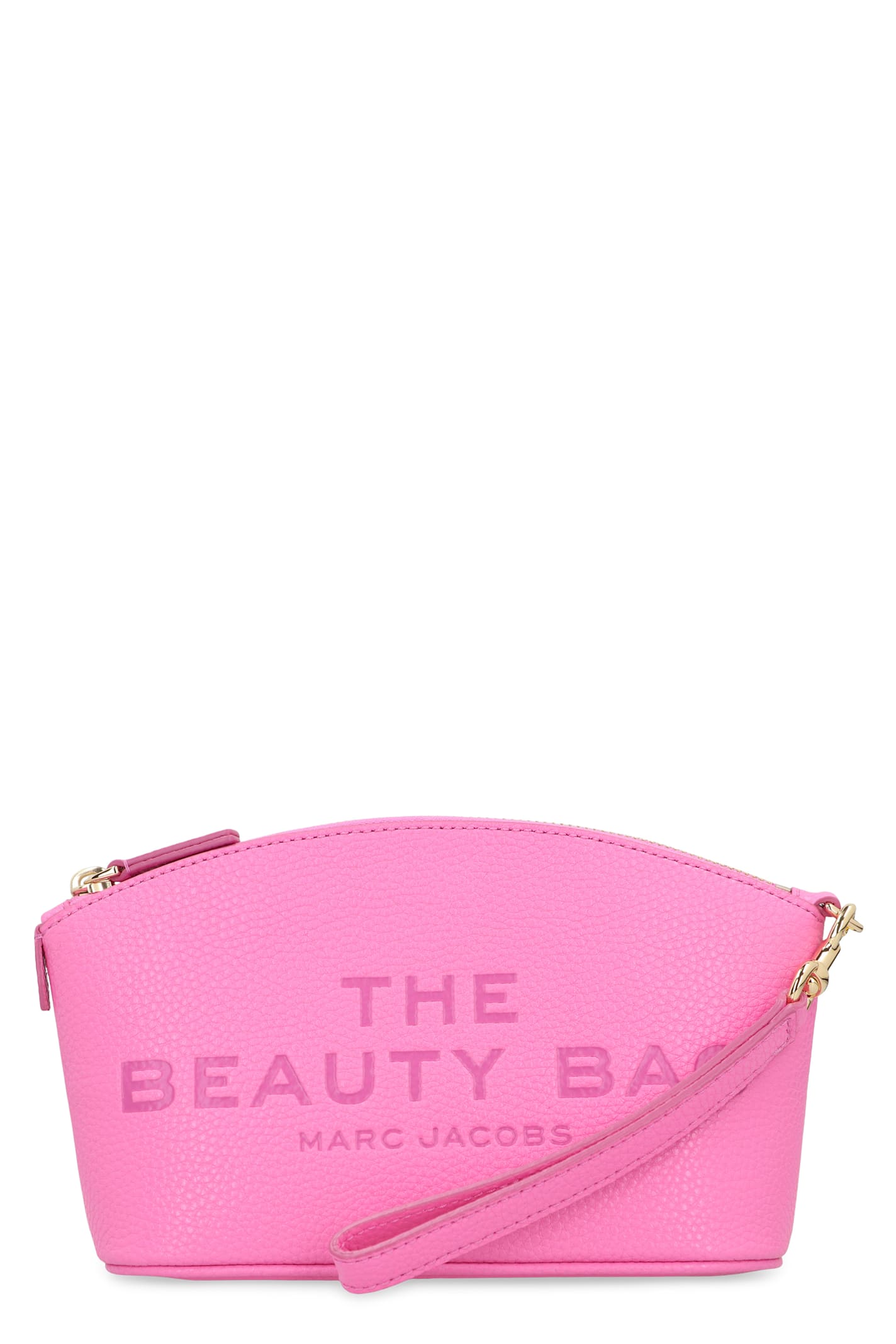 Marc Jacobs The Beauty Bag Leather In Pink