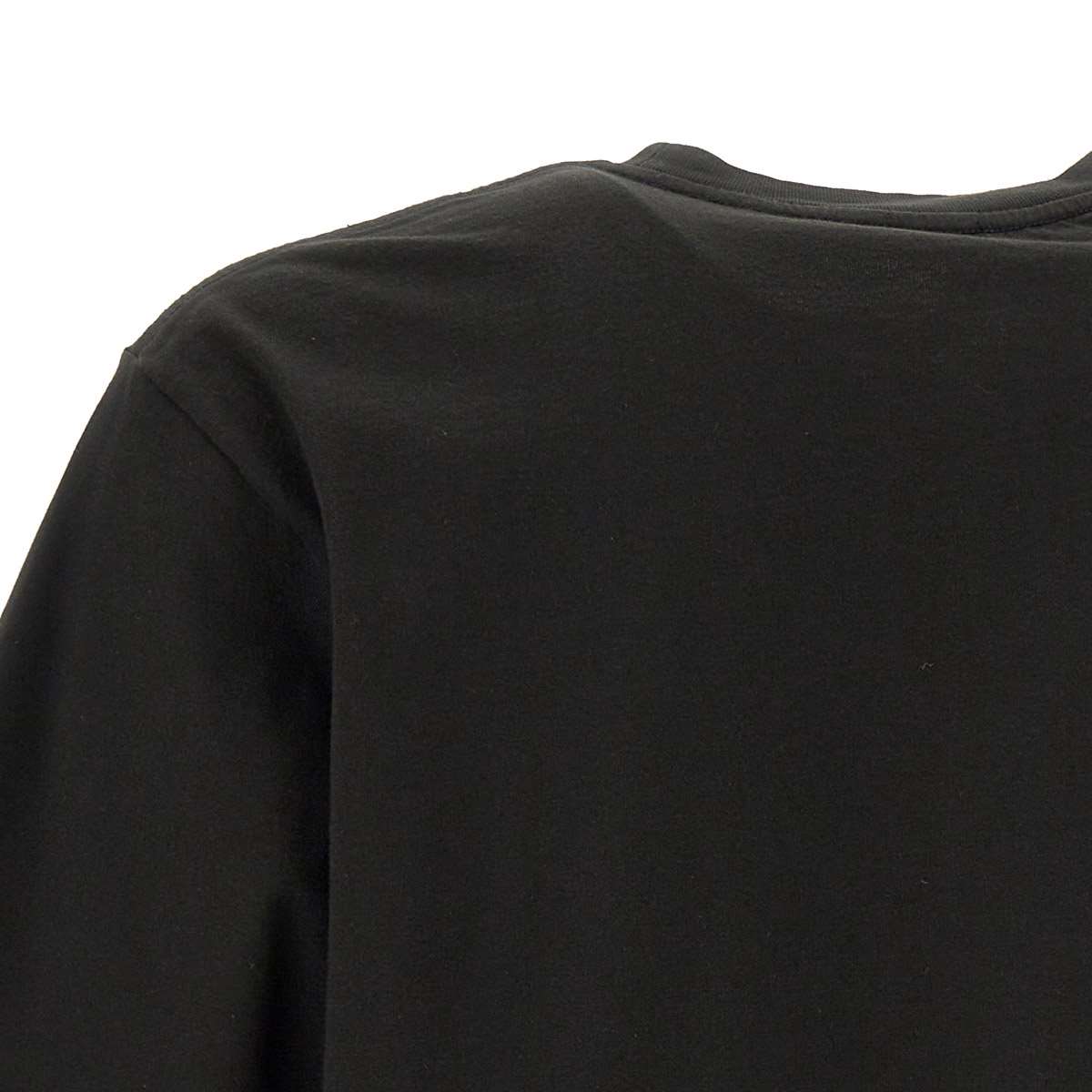 Shop Kenzo Drawn Varsity Cotton T-shirt In Black