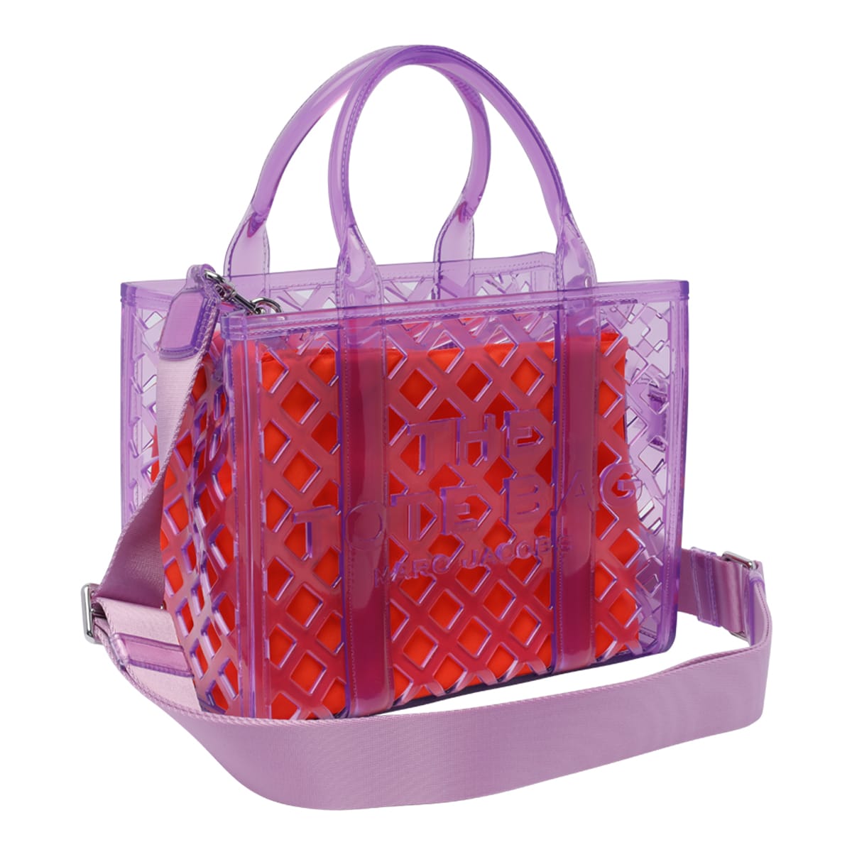 Shop Marc Jacobs The Small Tote Bag In Purple