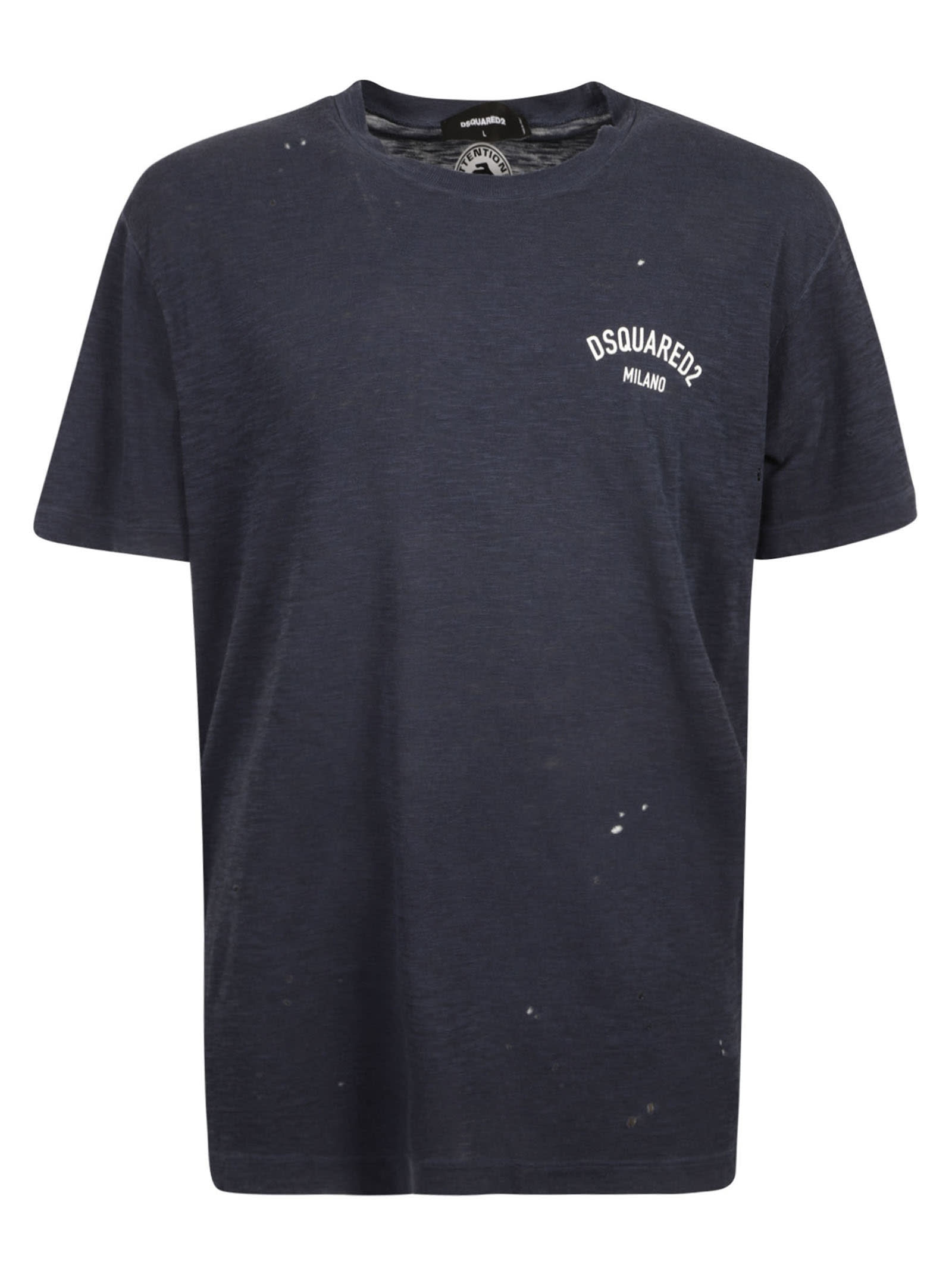 Perforated T-shirt With Logo