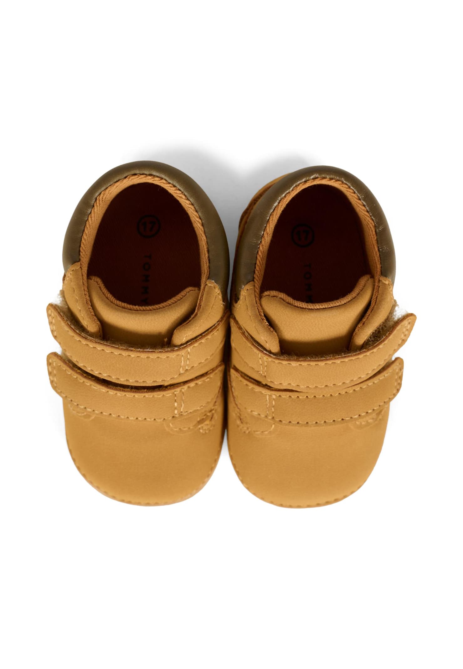 Tommy Hilfiger Brown Sneakers For Baby Boy Wth Logo In Brown