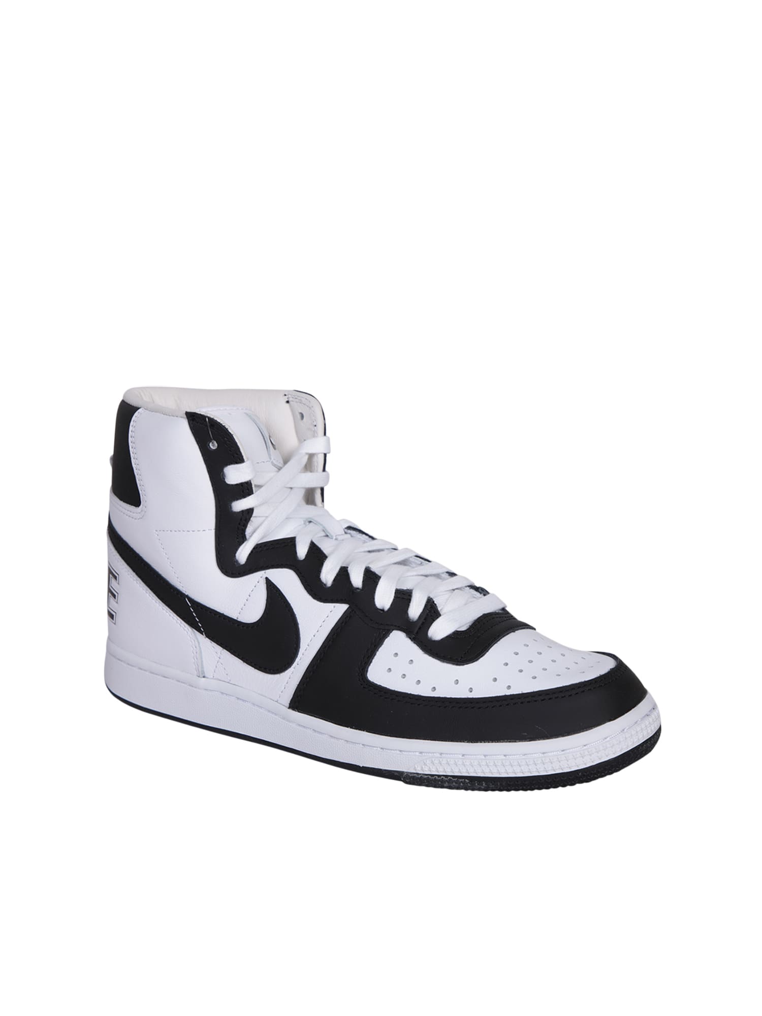 Shop Comme Des Garçons Homme Deux Sneakers High-top Nike Terminator Black/white