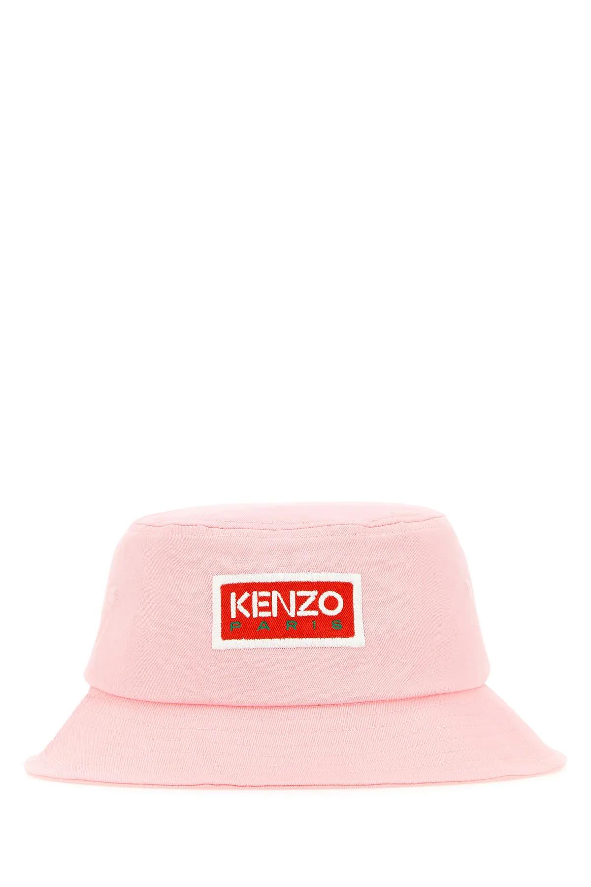 Shop Kenzo Pink Cotton Bucket Hat