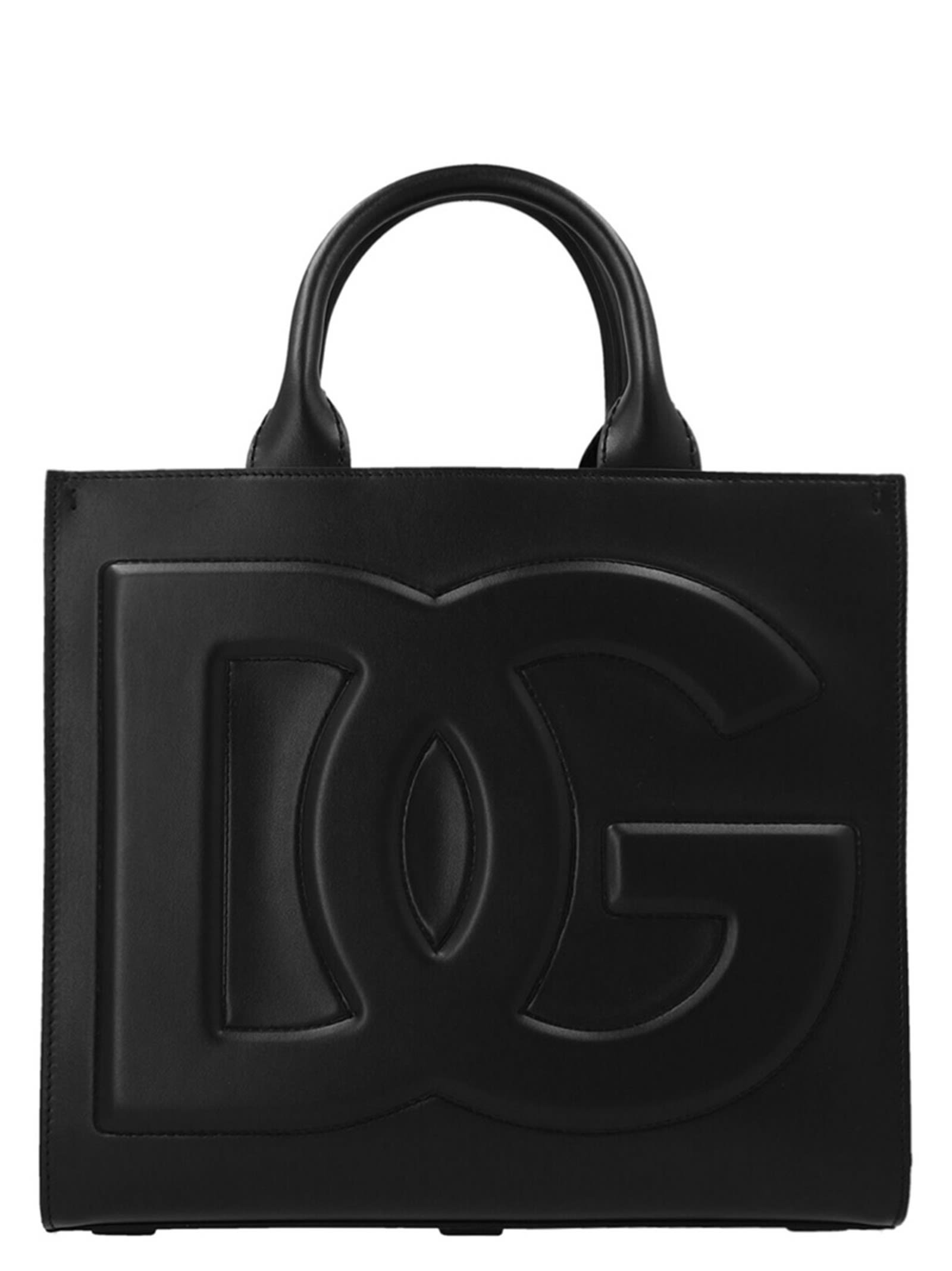 Shop Dolce & Gabbana Logo Handbag In Black