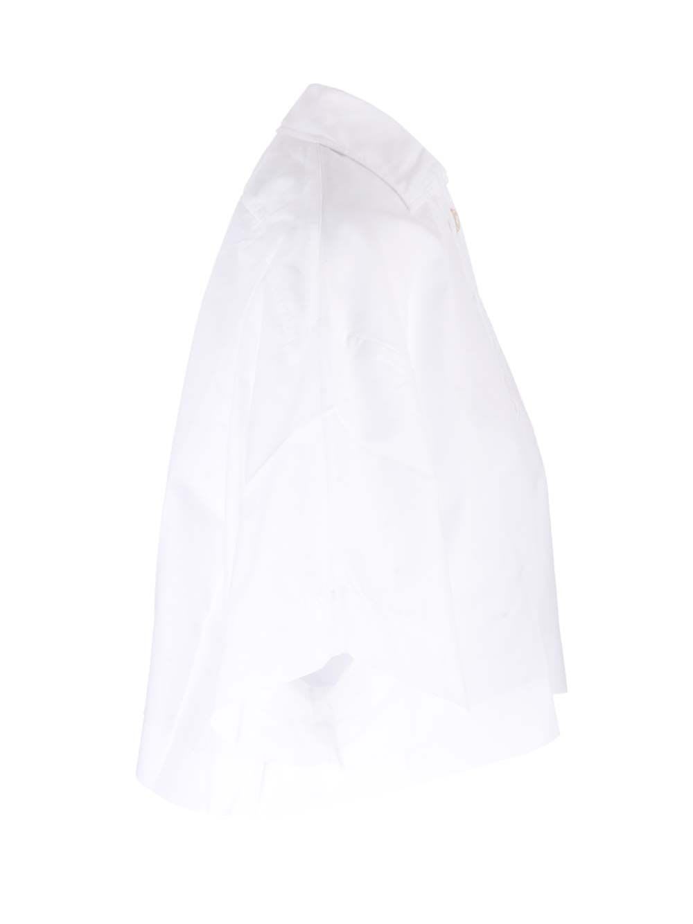 Shop Patou Short Shirt With Decorations In White