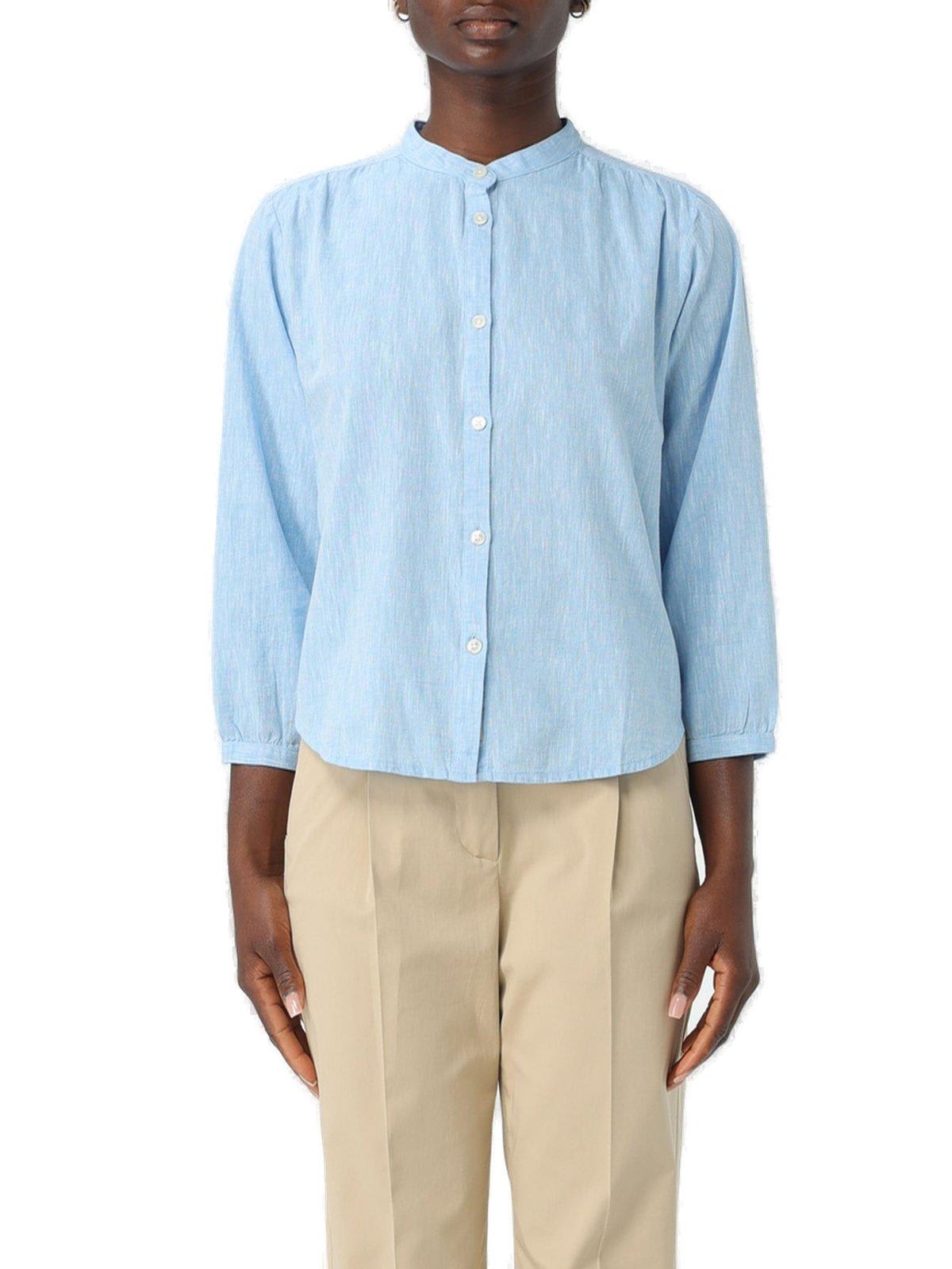 Pleated Buttoned Shirt Woolrich