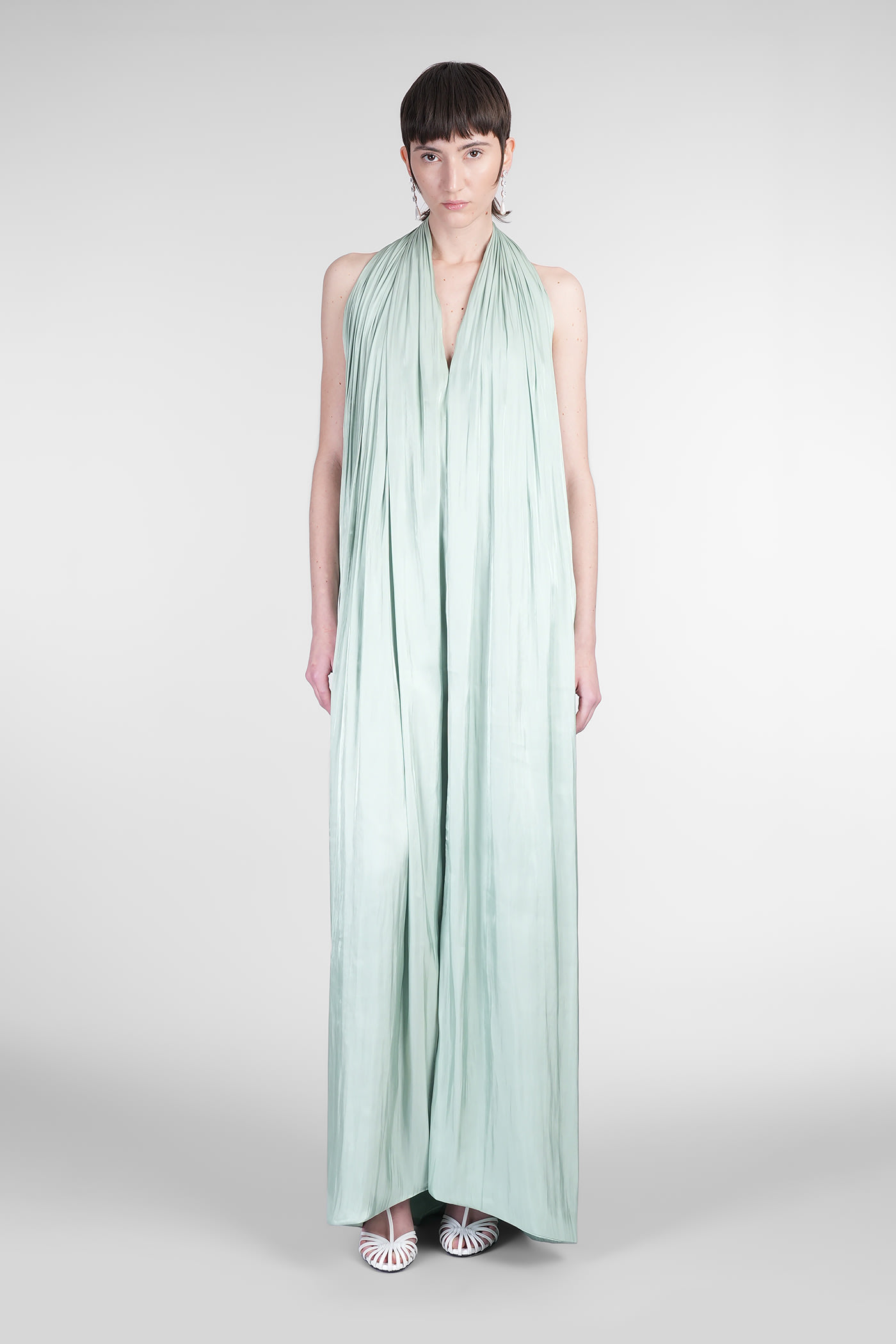 Rhea Costa Gigi Dress Dress Woman In Green Polyester