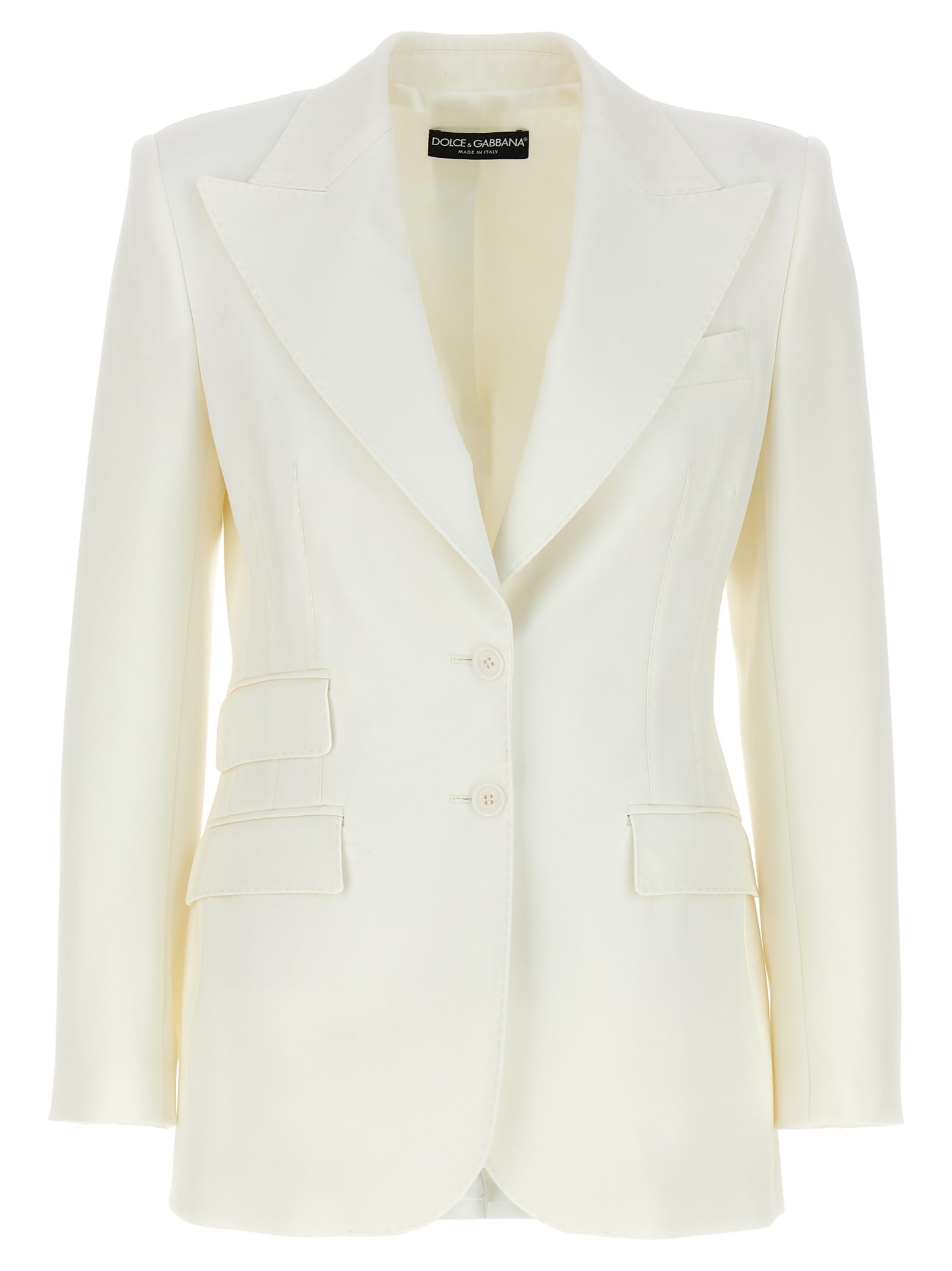 Dolce & Gabbana Turlington Blazer In Bianco