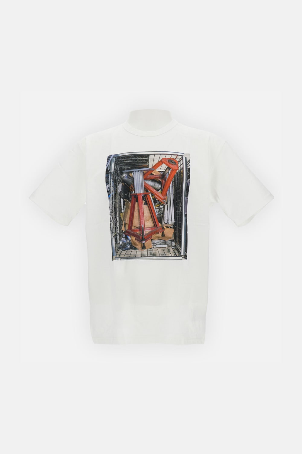 Junya Watanabe Cotton Jersey Thomas Struth In White