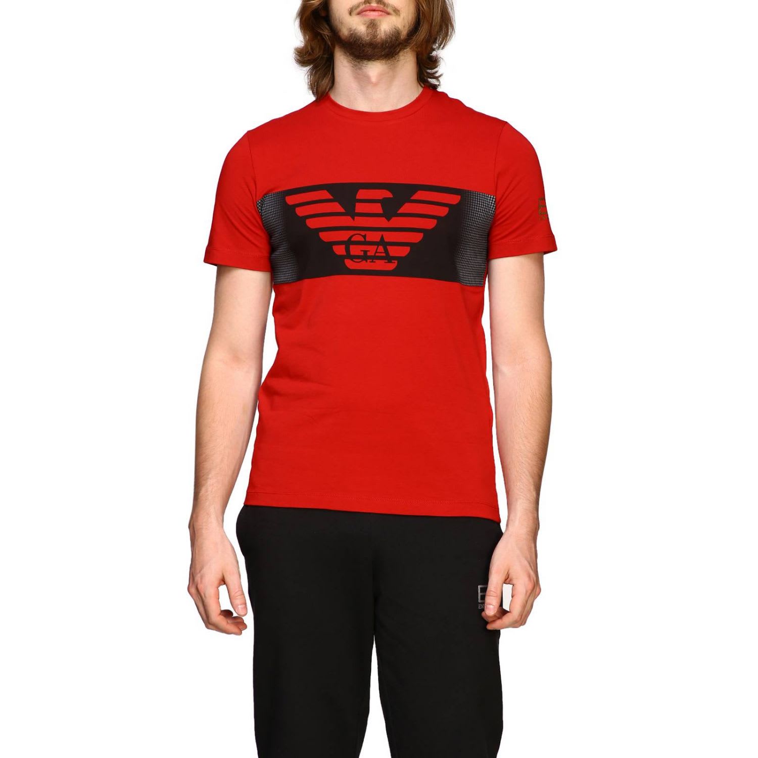 ea7 red t shirt