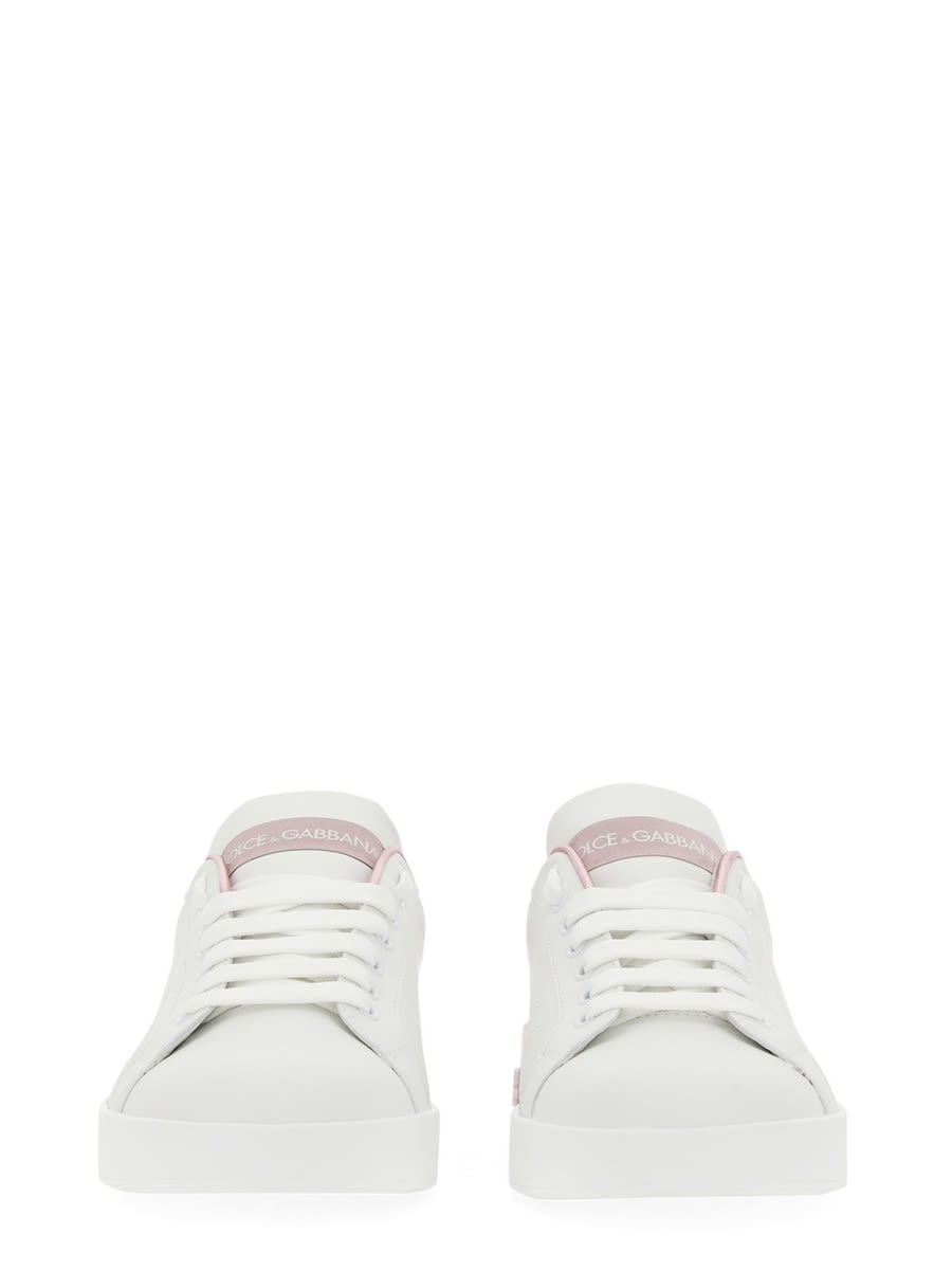 Shop Dolce & Gabbana Portofino Sneaker In White