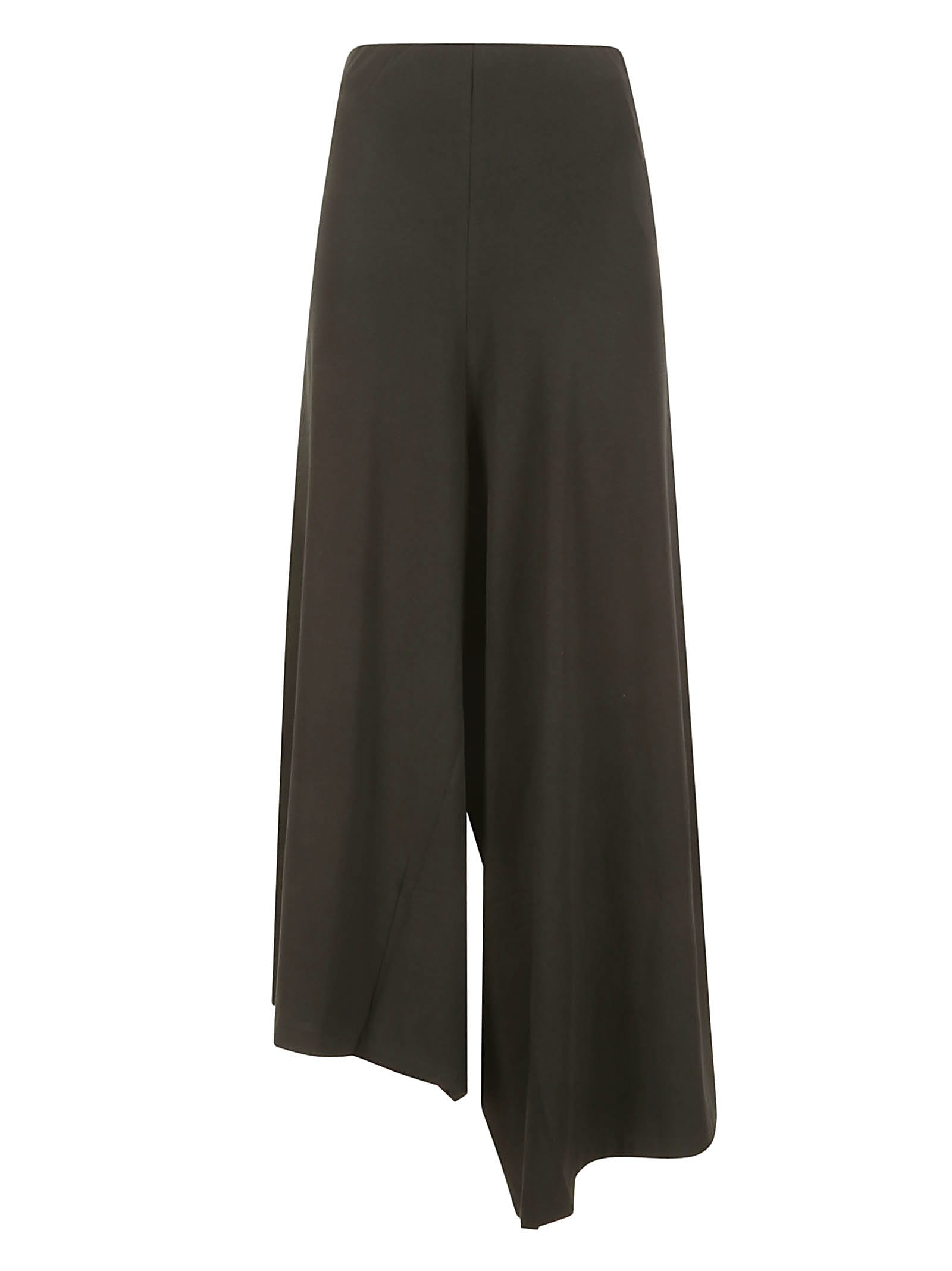 Shop Stefano Mortari Wide Leg Knitted Trousers In Black
