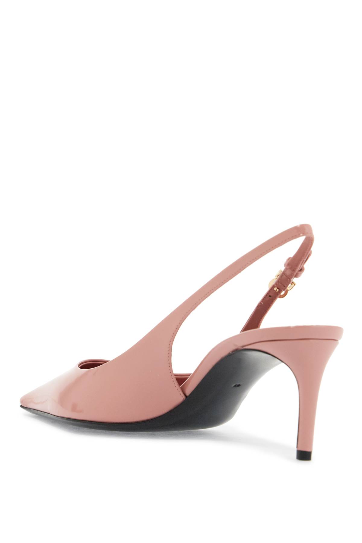 Dolce & Gabbana 70 Patent Leather Slingback Pumps In Rosa (pink)