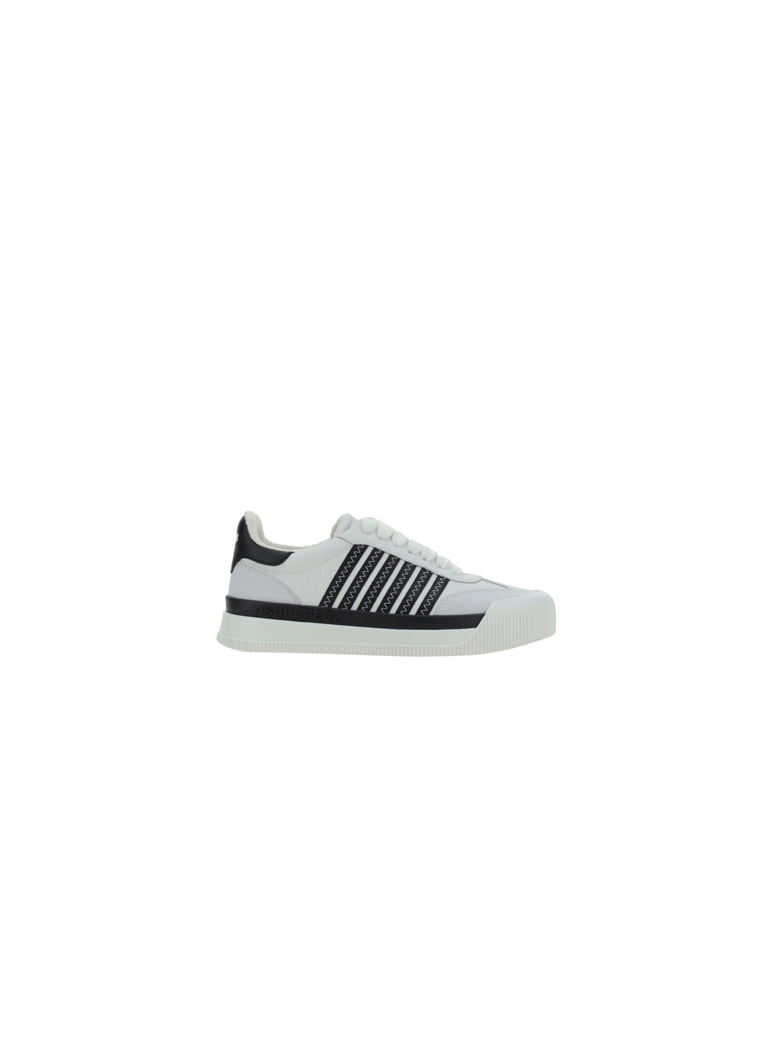 Shop Dsquared2 Sneakers In Bianco Nero