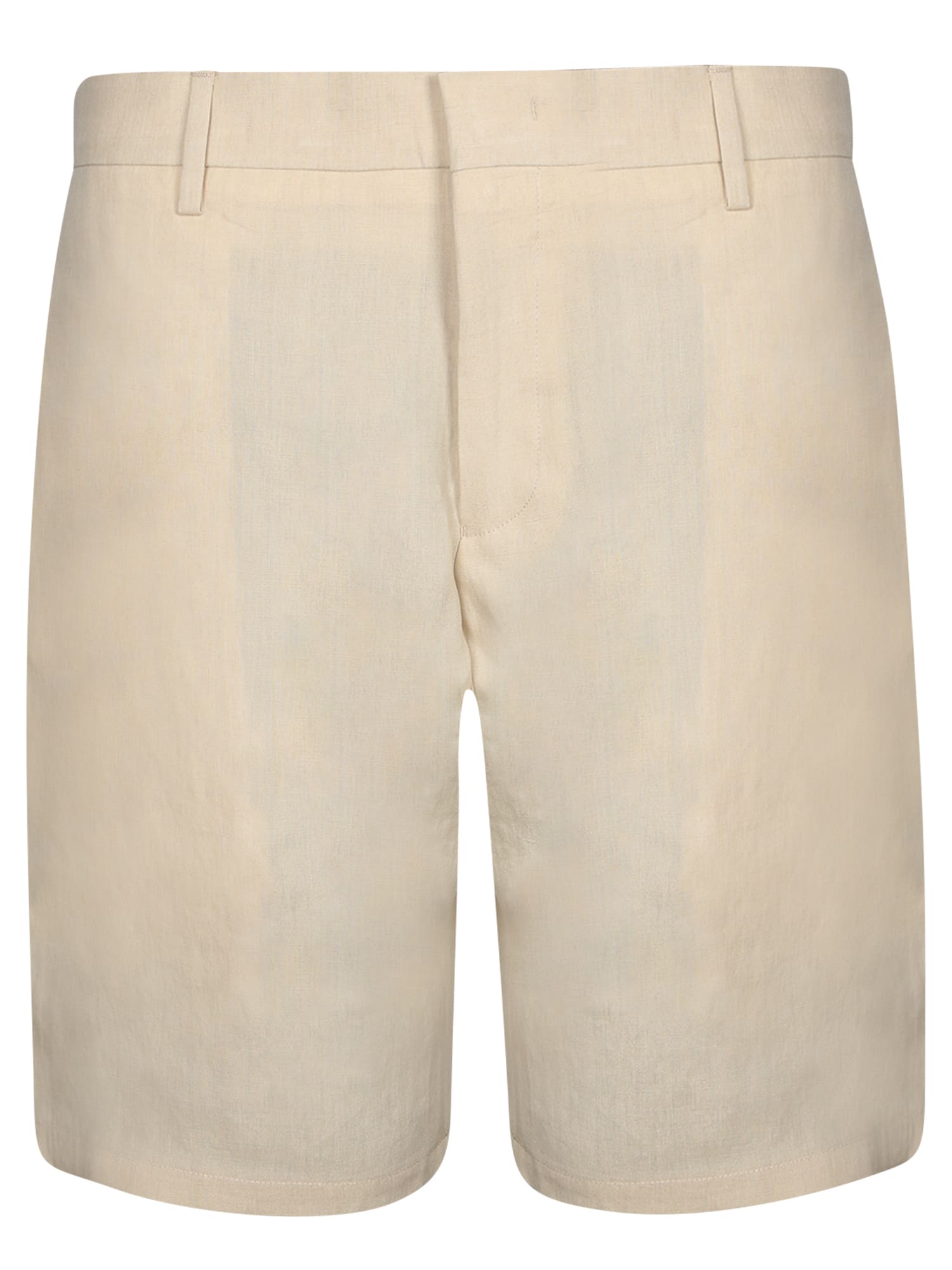 Paul Smith Beige Linen Bermuda Shorts