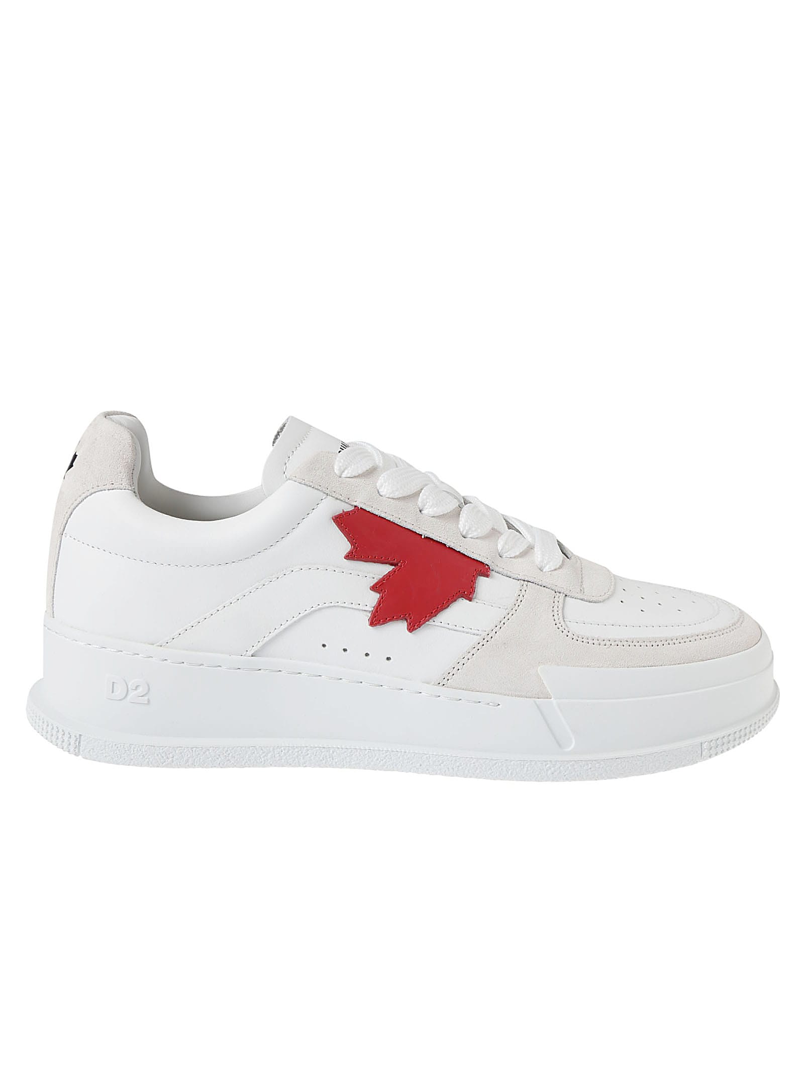 DSQUARED2 CANADIAN LACE-UP LOW TOP SNEAKERS