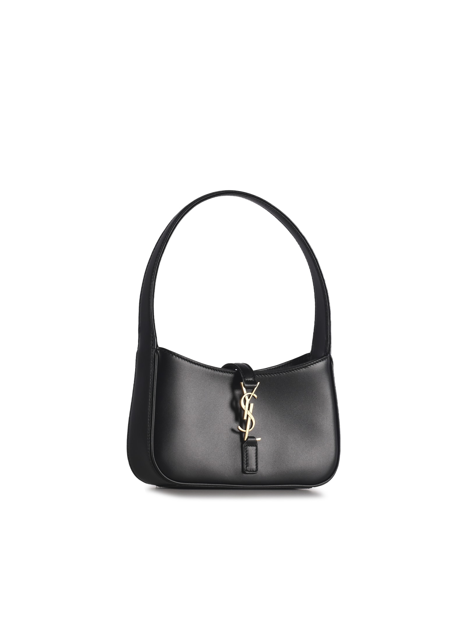 Shop Saint Laurent Le 5 À 7 Mini Hobo Bag In Black