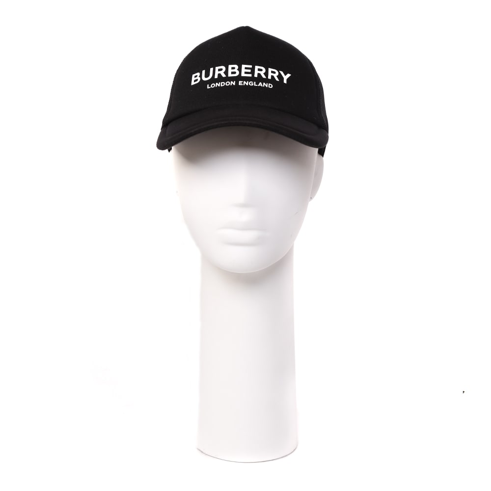 BURBERRY BLACK MODAL LOGO HAT,11291992