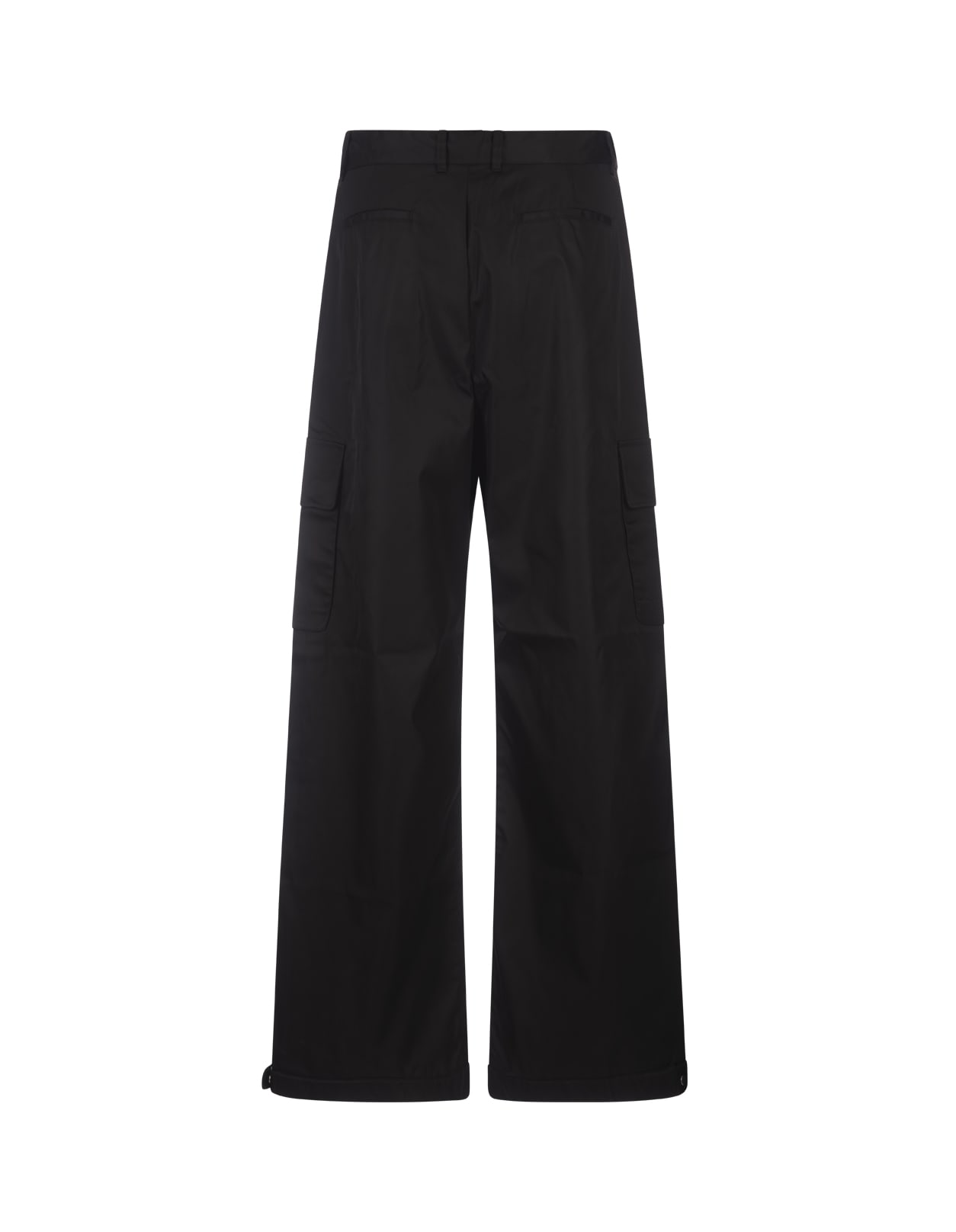 Shop Off-white Black Technical Fabric Cargo Trousers