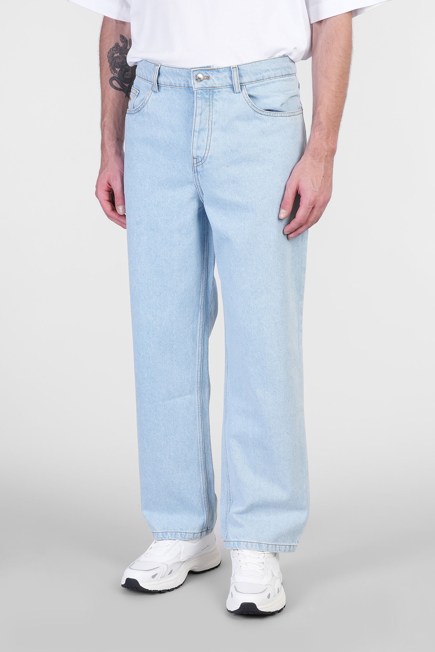Maison Kitsuné Jeans In Blue Denim