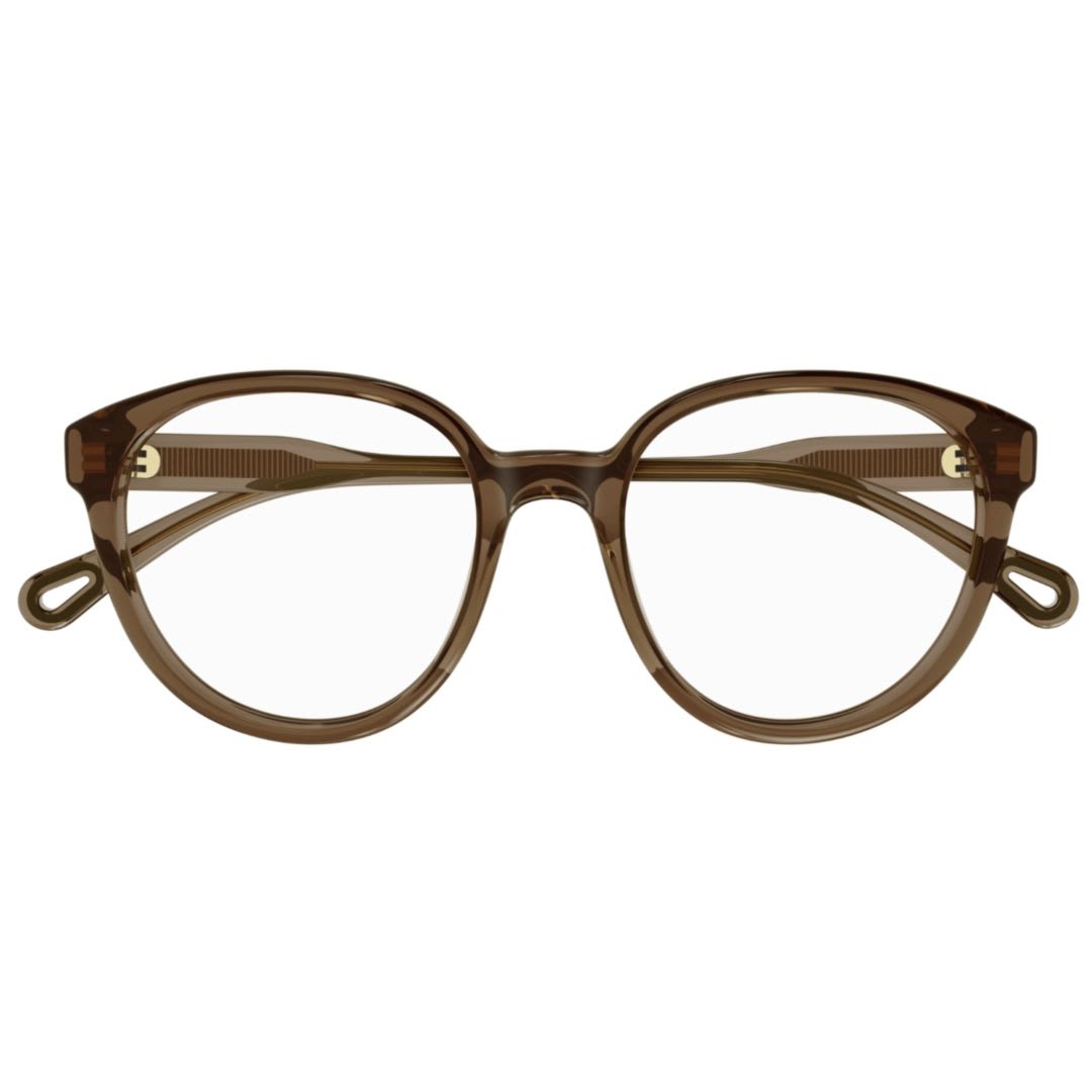 Chloé Ch0127o002 Brown Brown Transpare In Black