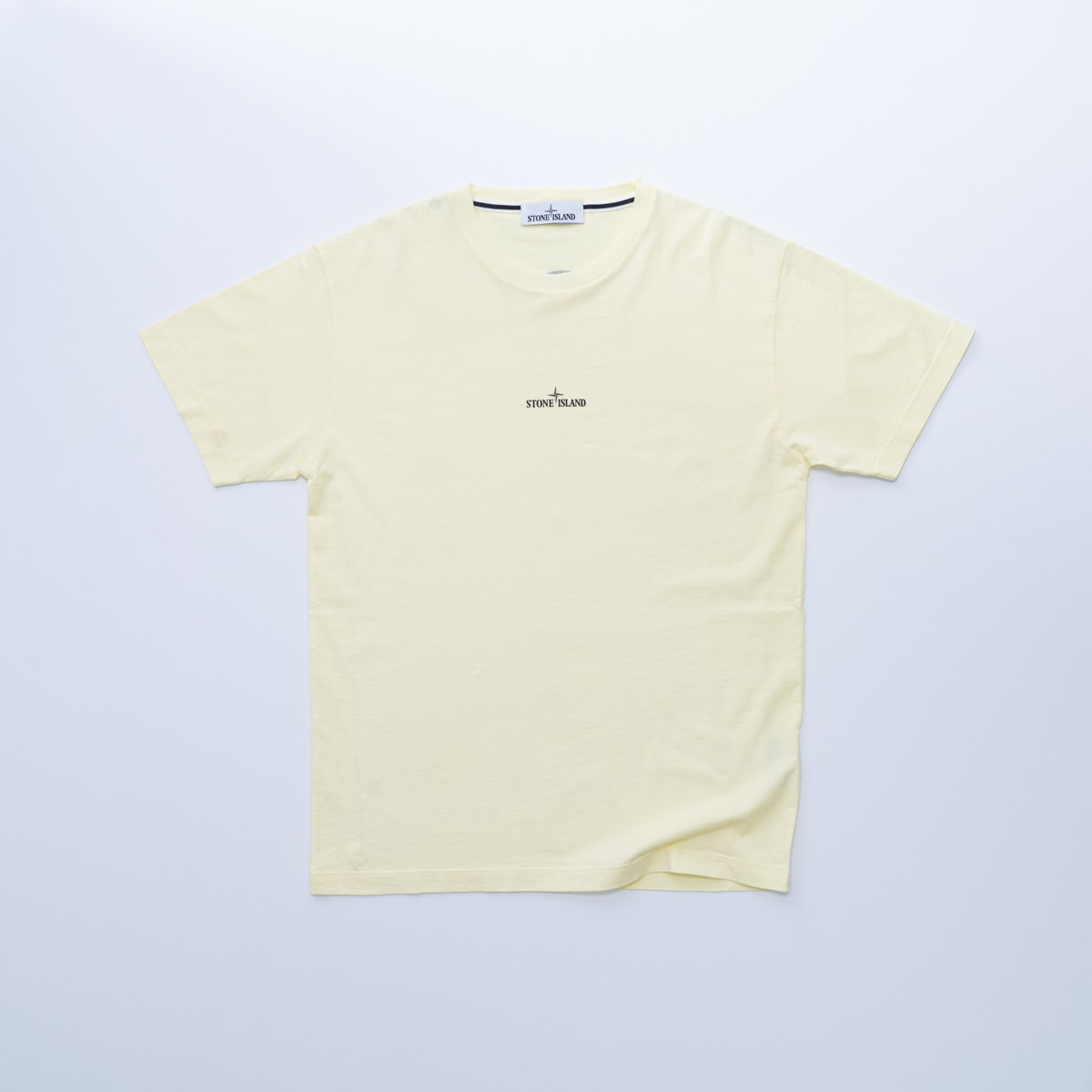 Stone Island Marble Three T-shirt In Lemon