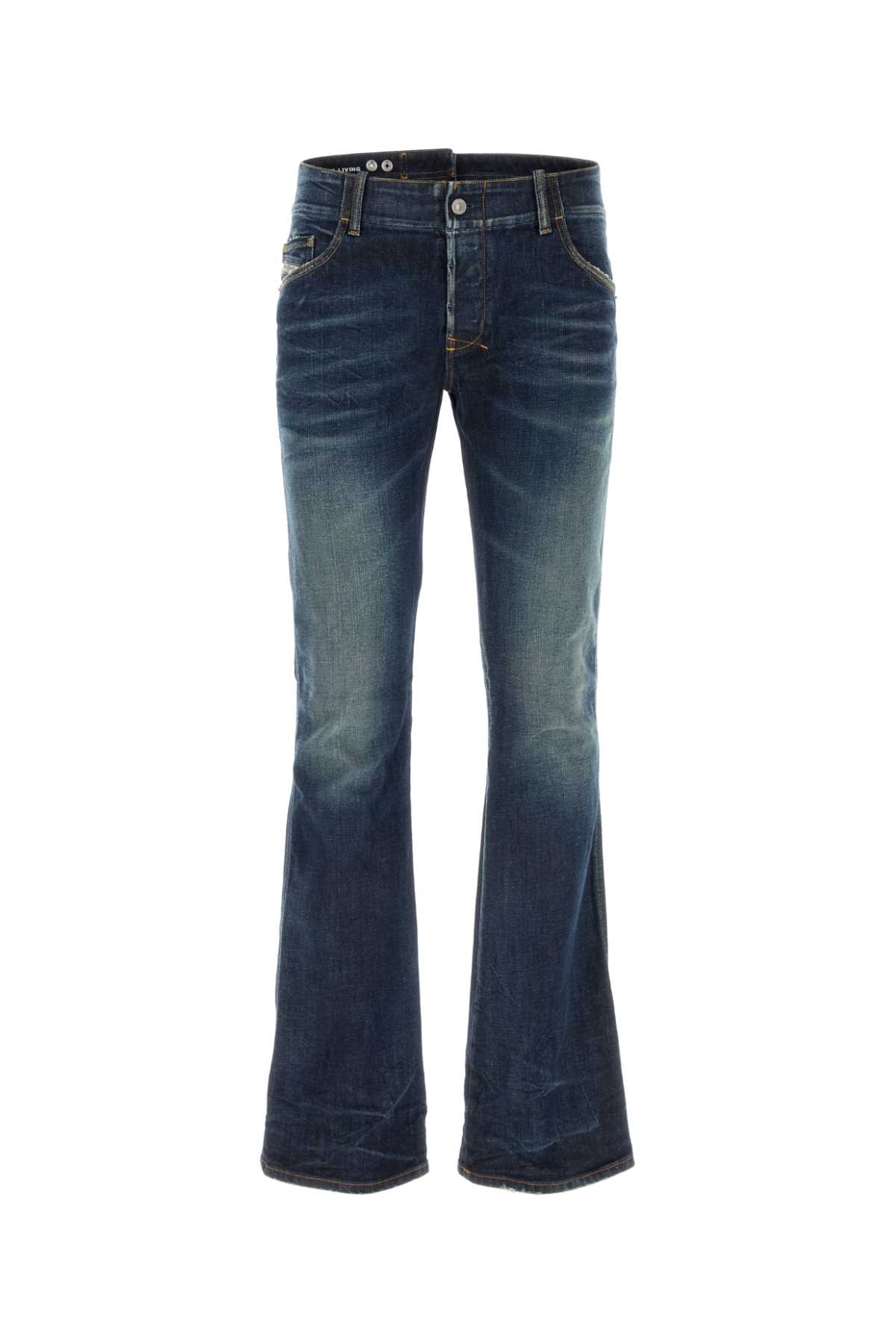 Shop Diesel Stretch Denim D-backler Jeans In 01