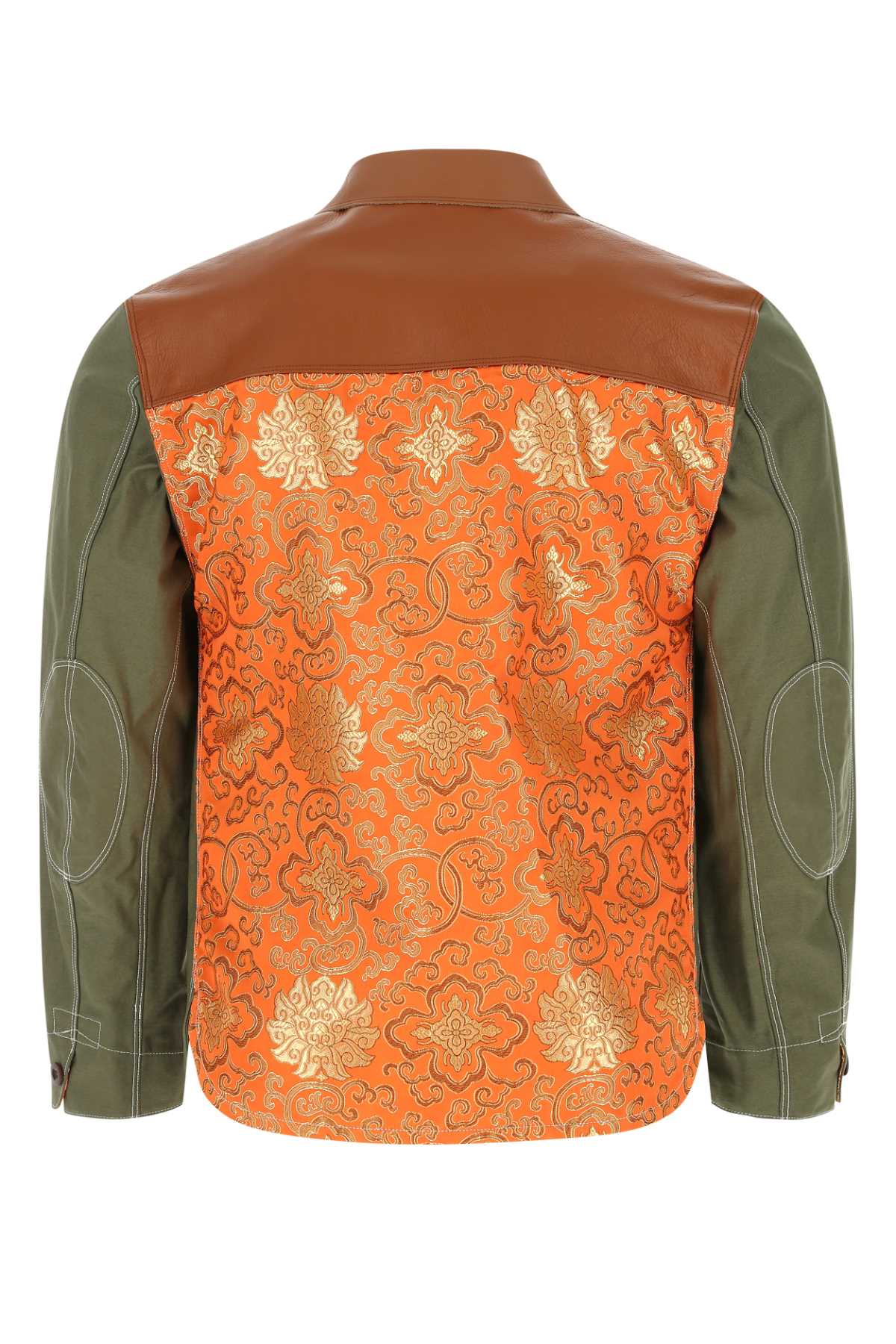 Junya Watanabe Multicolor Cotton And Polyester Jacket In Kahkibrown