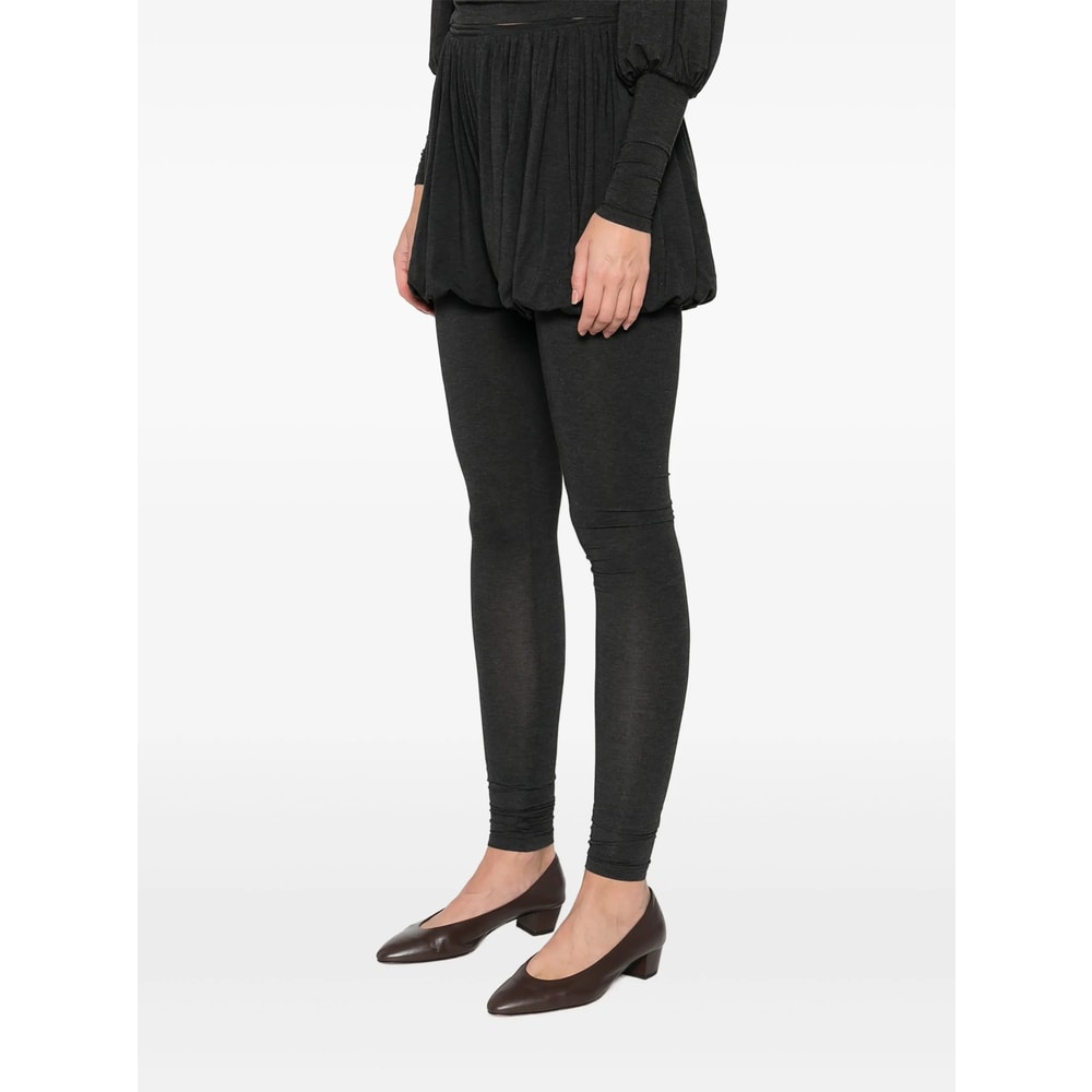 Paloma Wool Caly Skirt Overlay Leggings In Black