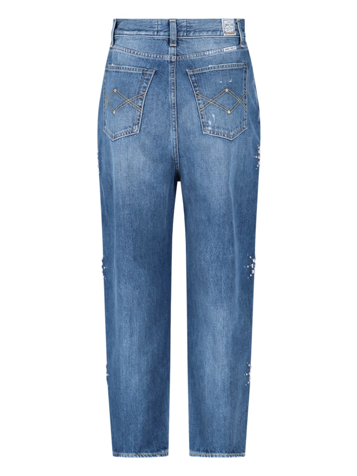 Shop Washington Dee Cee Studded Detail Jeans In Blue