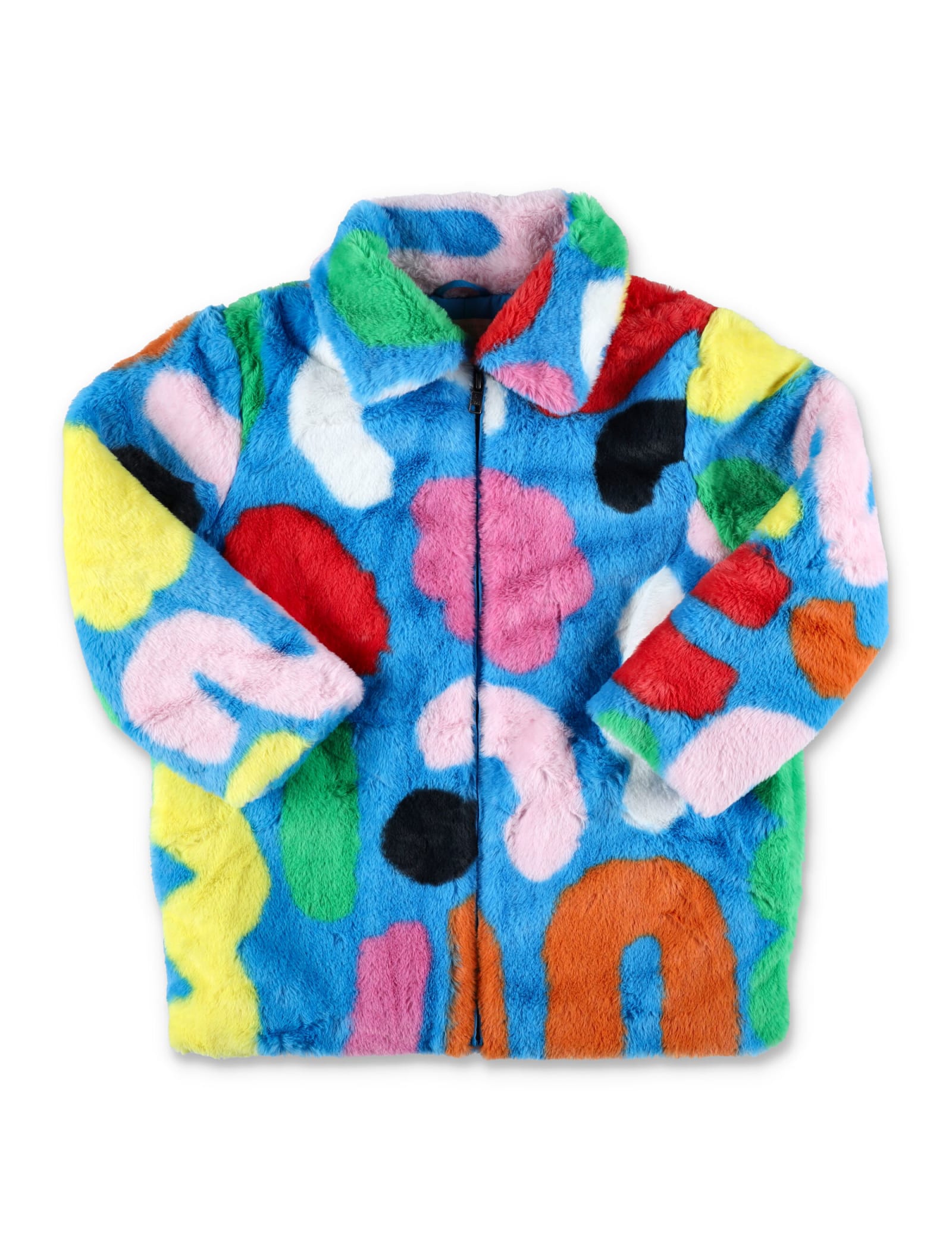 Stella McCartney Kids Multicolour Eco-fur Jacket