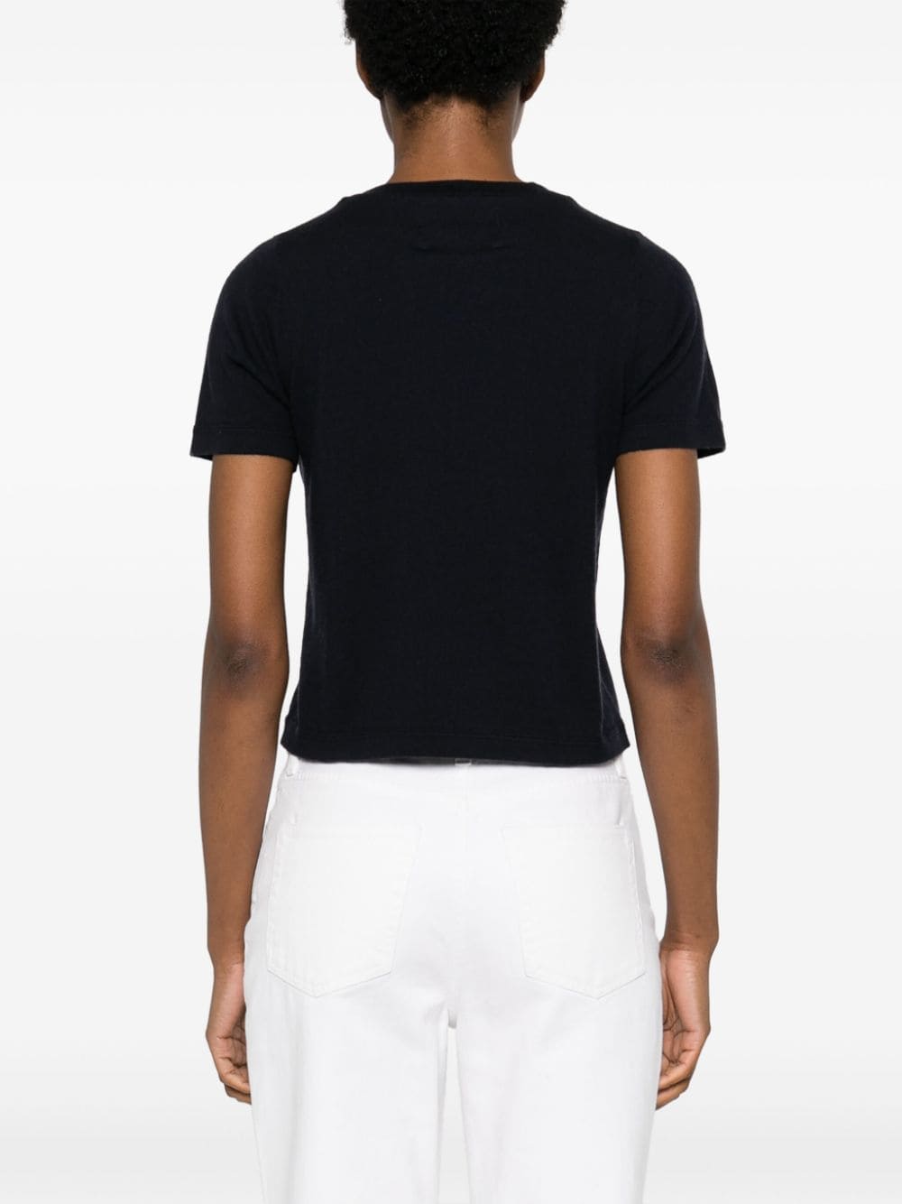 Shop Extreme Cashmere T Shirt Cotone Cash In Navy