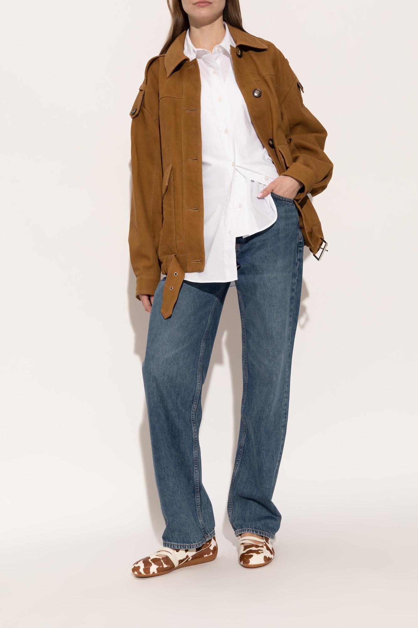 Puma Speedcat Genuine Calf Hair Ballet Sneaker In Animal Print