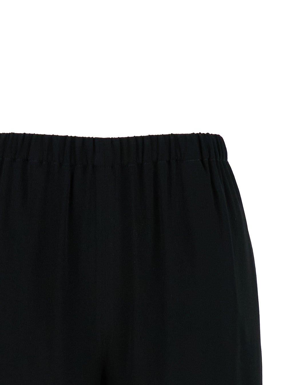 Shop Antonelli Straight-leg Elasticated Waistband Satin Trousers In Non Definito
