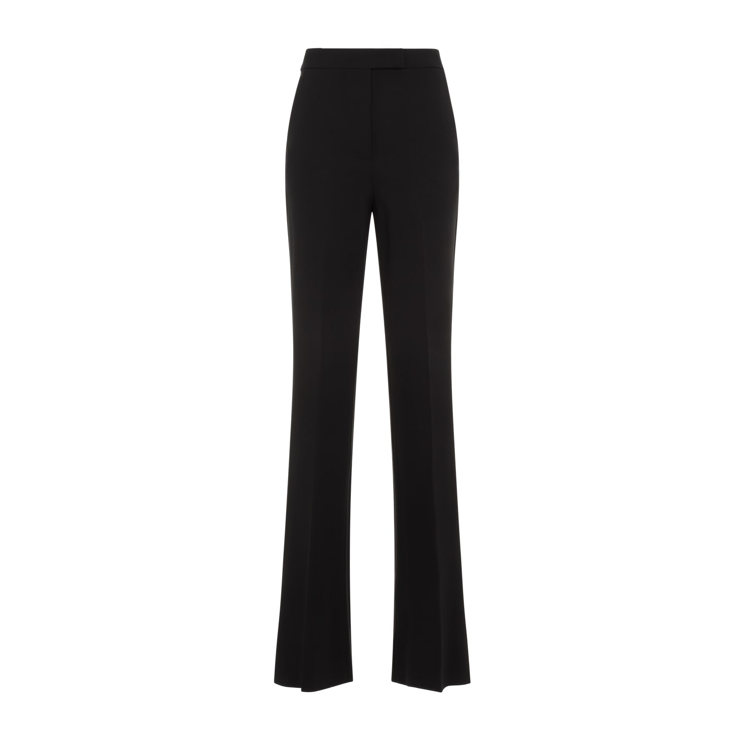 Shop Max Mara Viscose Norcia Pants In Nero