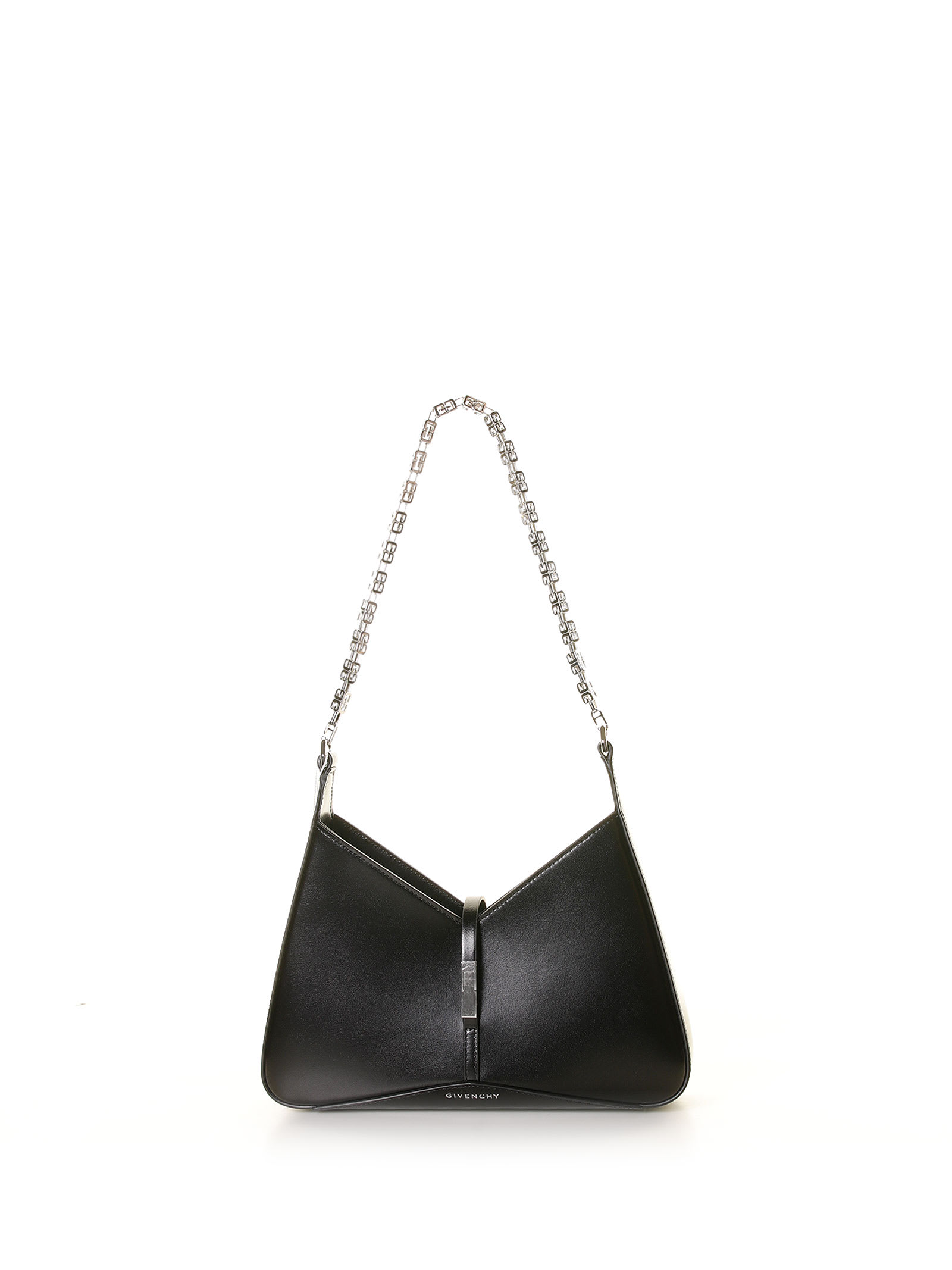GIVENCHY SMALL CUT OUT BAG IN SHINY LEATHER WITH CHAIN