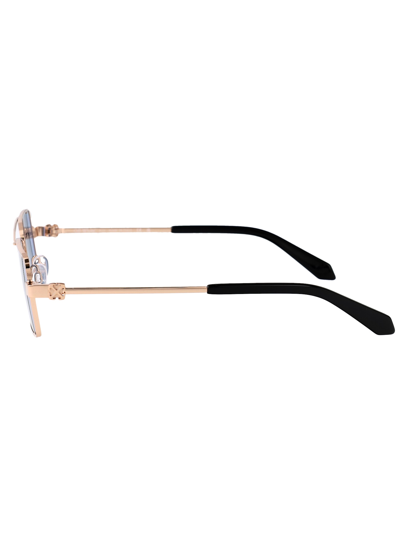 Off-white Gold Cortez Sunglasses In Gold Blue