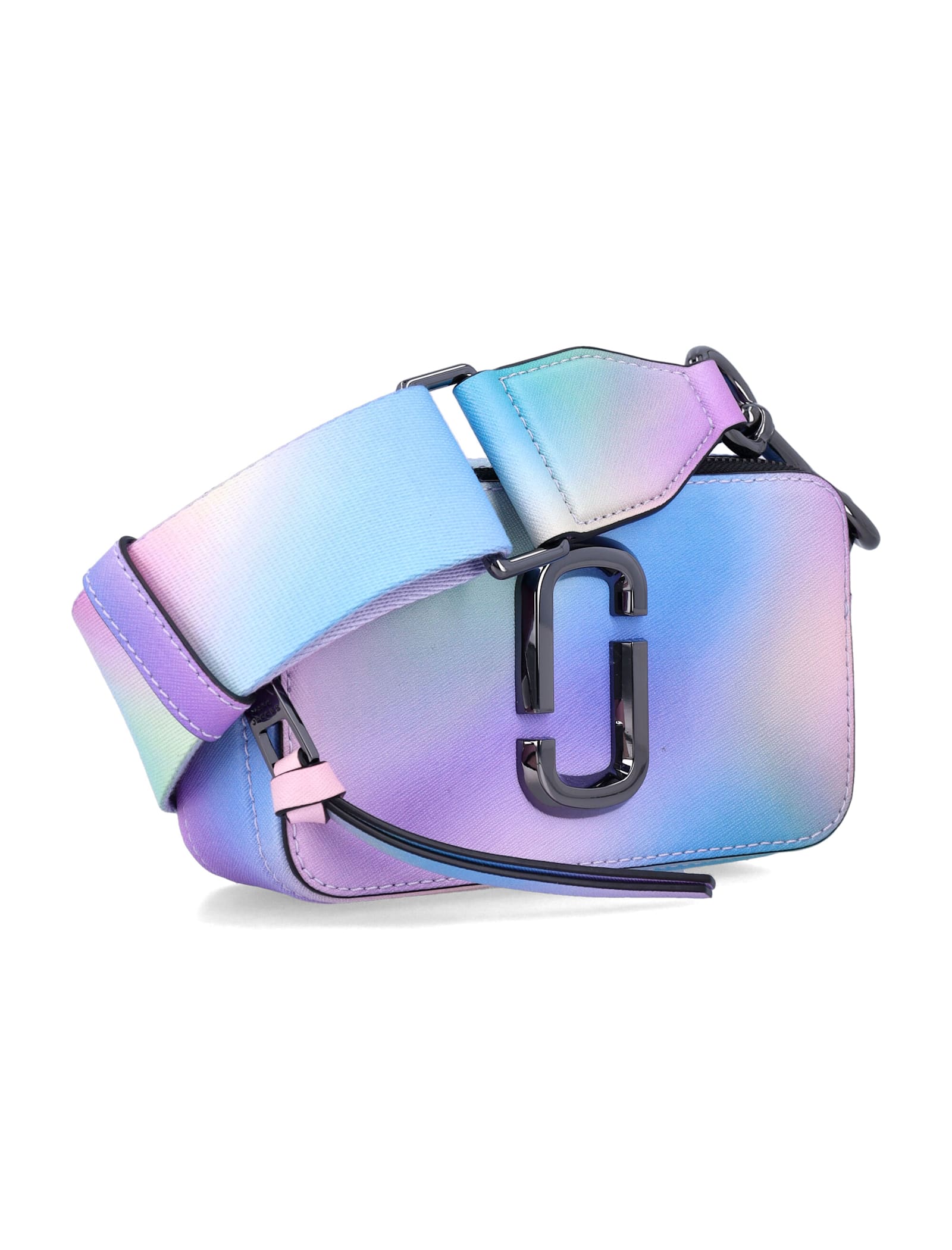 Marc Jacobs The Snapshot Shoulder Bag In Multicolor Leather In Multi