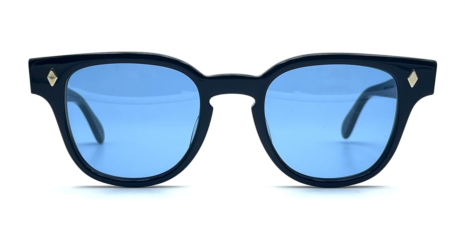 Julius Tart Optical Bryan 48x23 - Black / Blue Lens Sunglasses