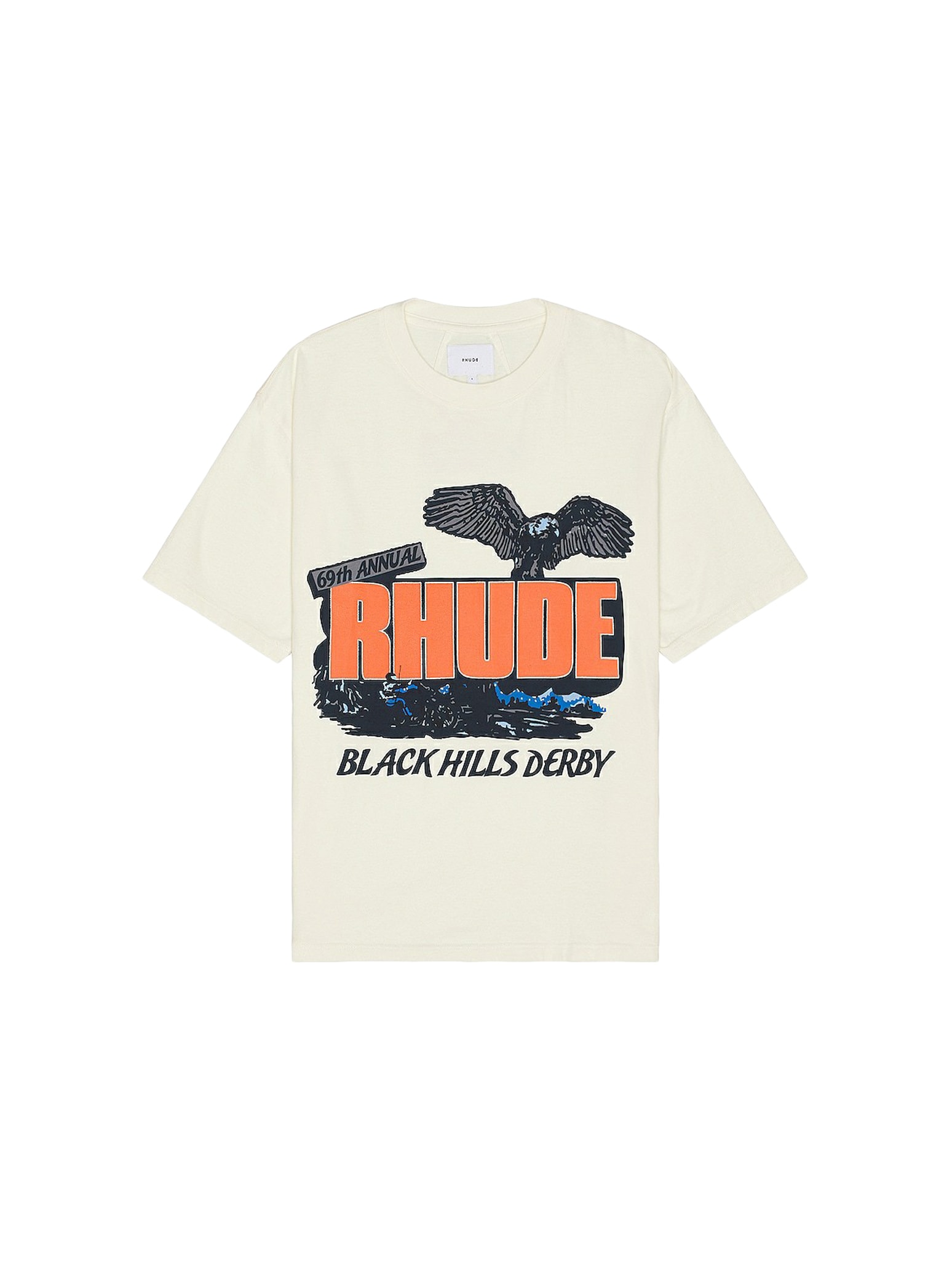 RHUDE BLACK HILLS RALLY TEE