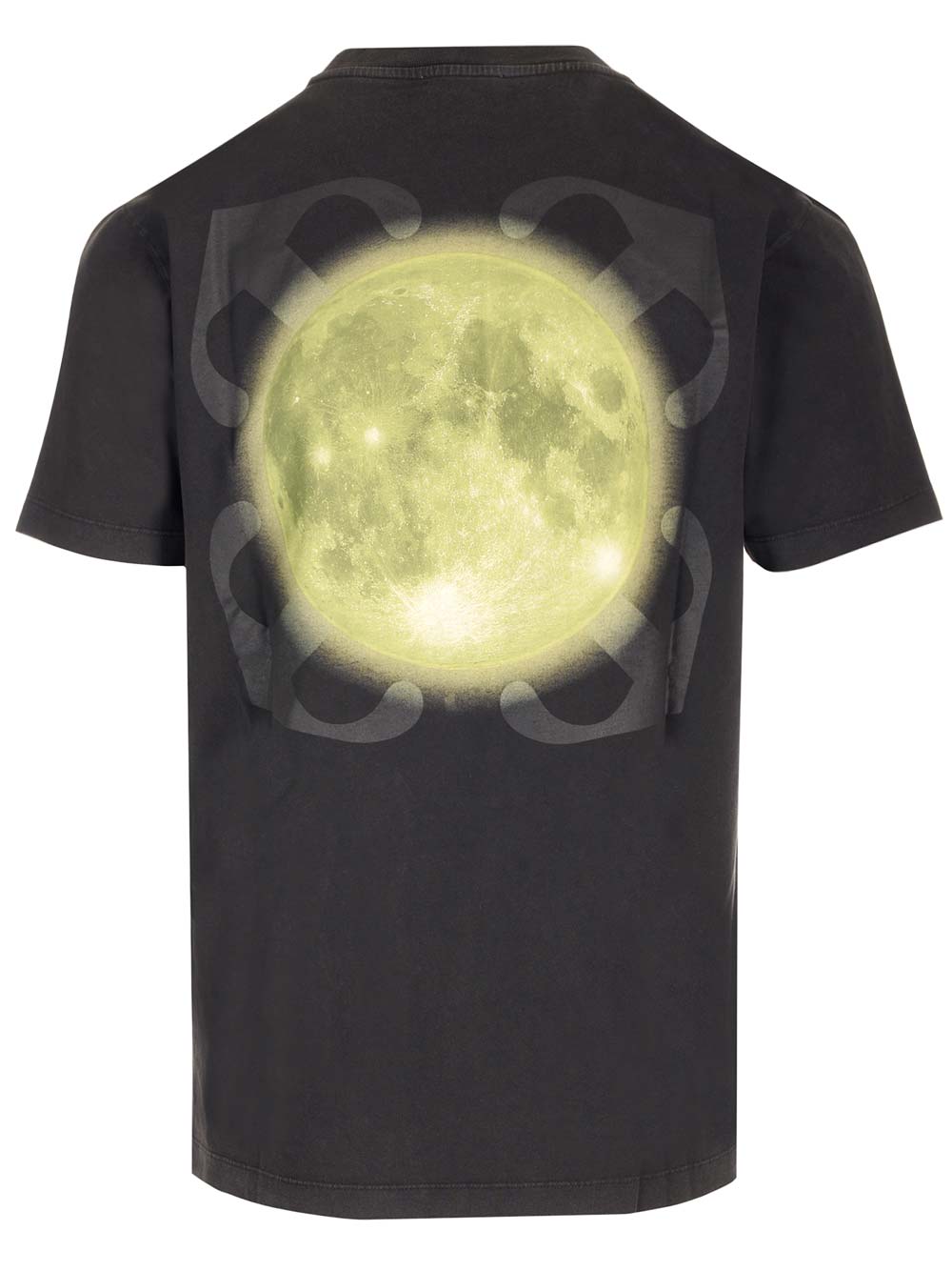 Shop Off-white Super Moon T-shirt In Black Multi