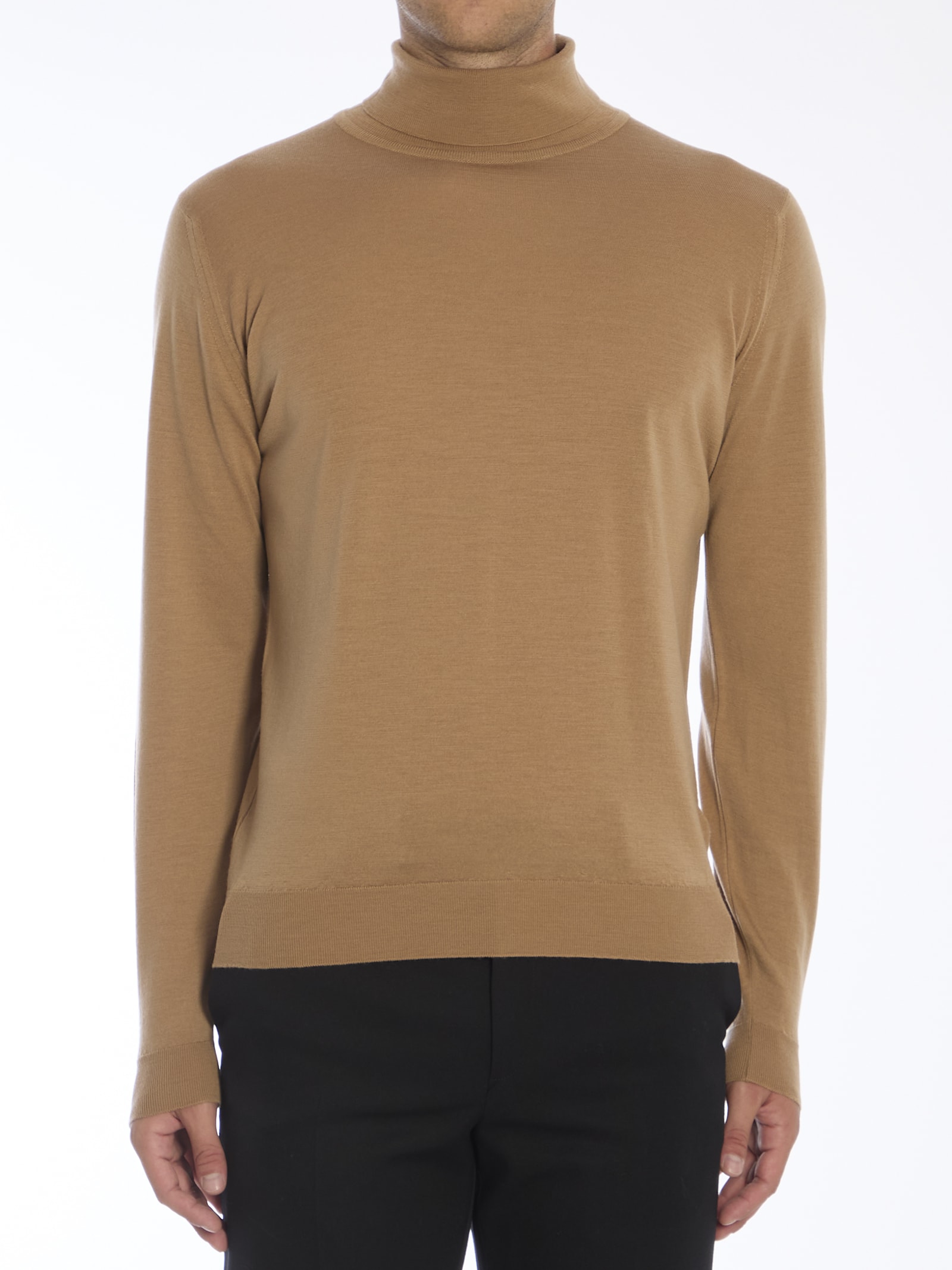 Shop John Smedley Cherwell Pullover In Beige