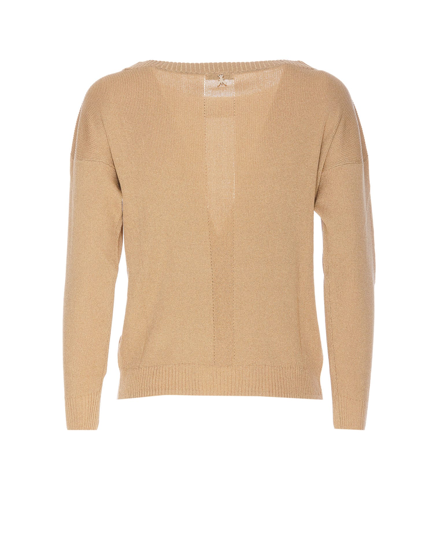 Shop Patrizia Pepe Sweater In Beige