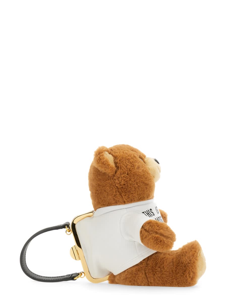 Shop Moschino Teddy Bear Bag In Multicolour