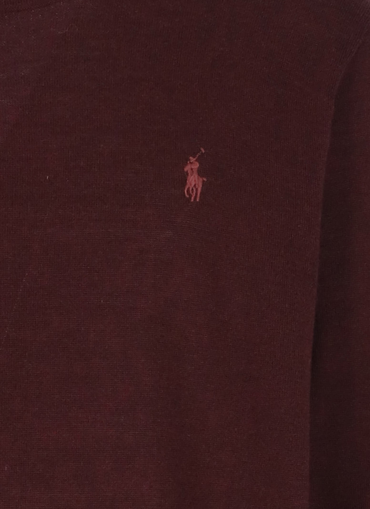 Shop Polo Ralph Lauren Pony Sweater Sweater In Dark Red