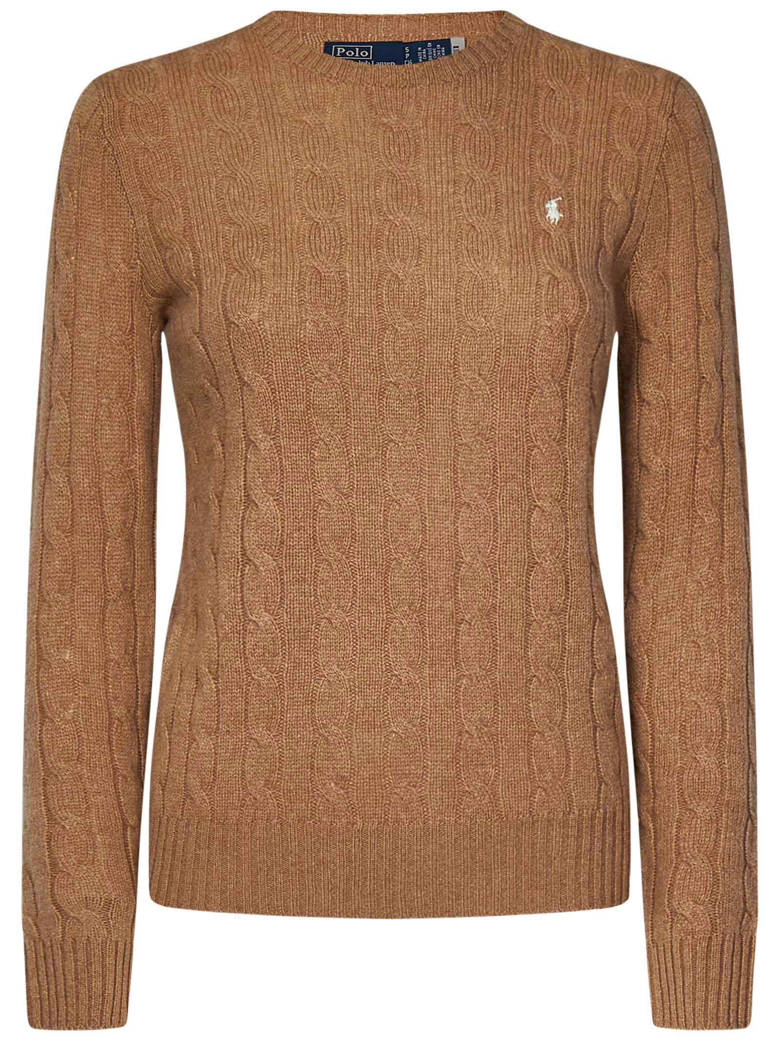 Shop Polo Ralph Lauren Sweater In Brown