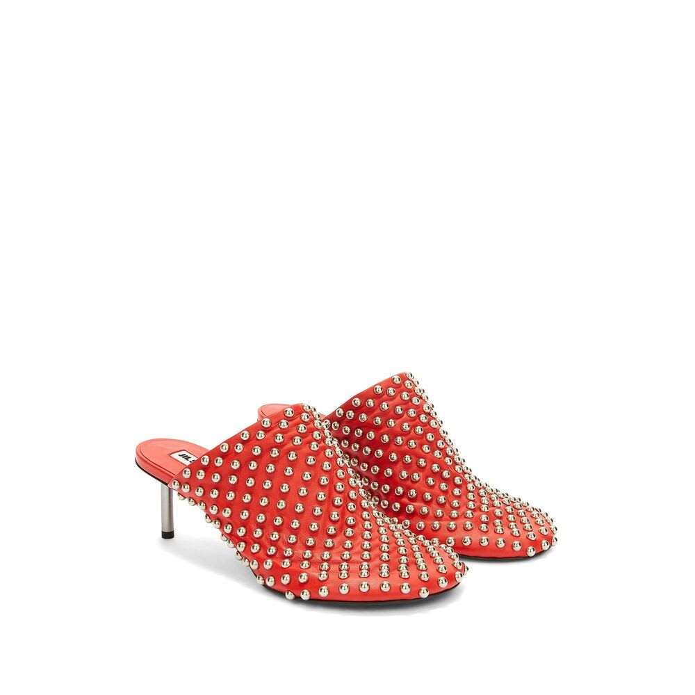 Jil Sander Studded Mules In Multi